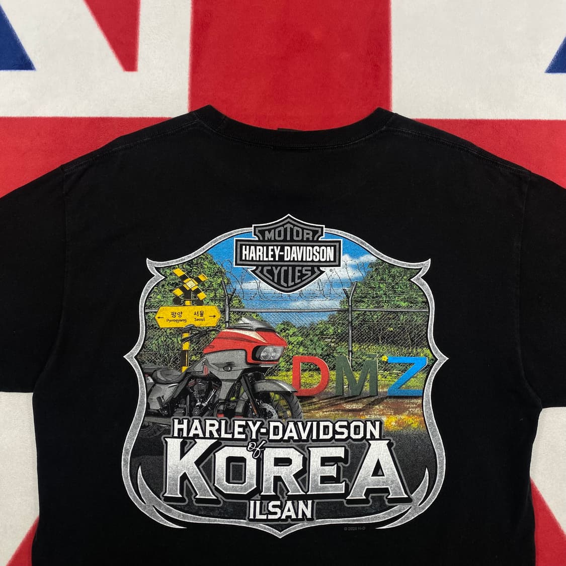 할리데이비슨 반팔티 L 상품이미지5