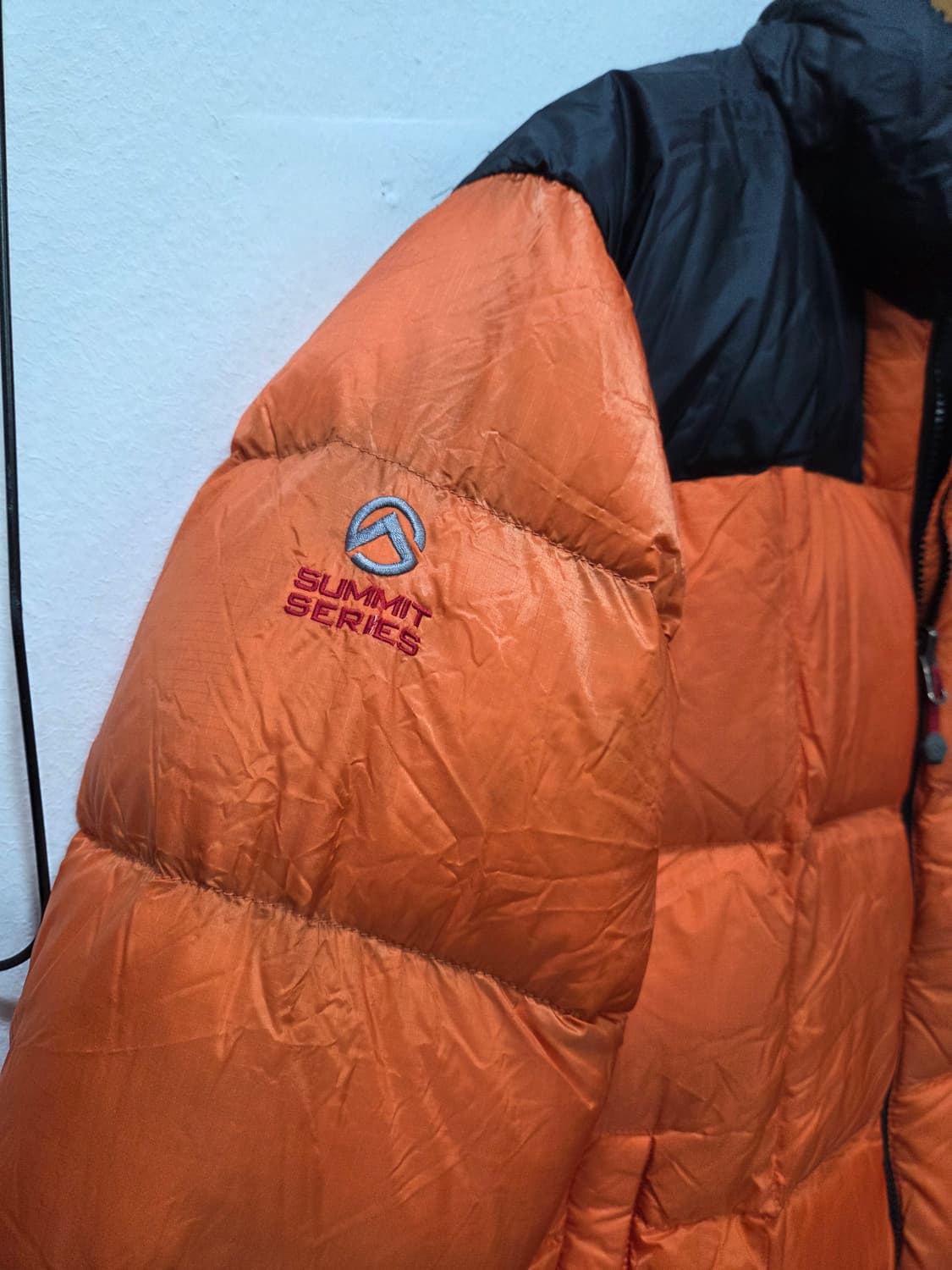 노스페이스 1222-4 써밋시리즈 오렌지 눕시 800구스패딩  점퍼 95 상품이미지4