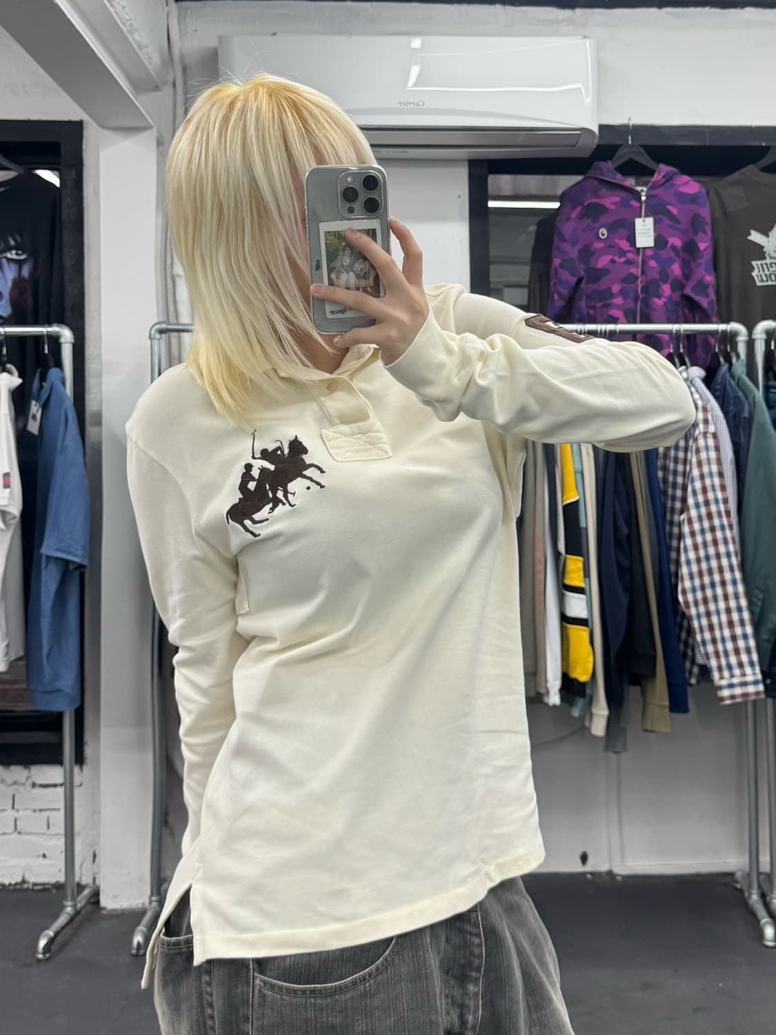 폴로 랄프로렌 빅포니 PK 롱슬리브 상품이미지3