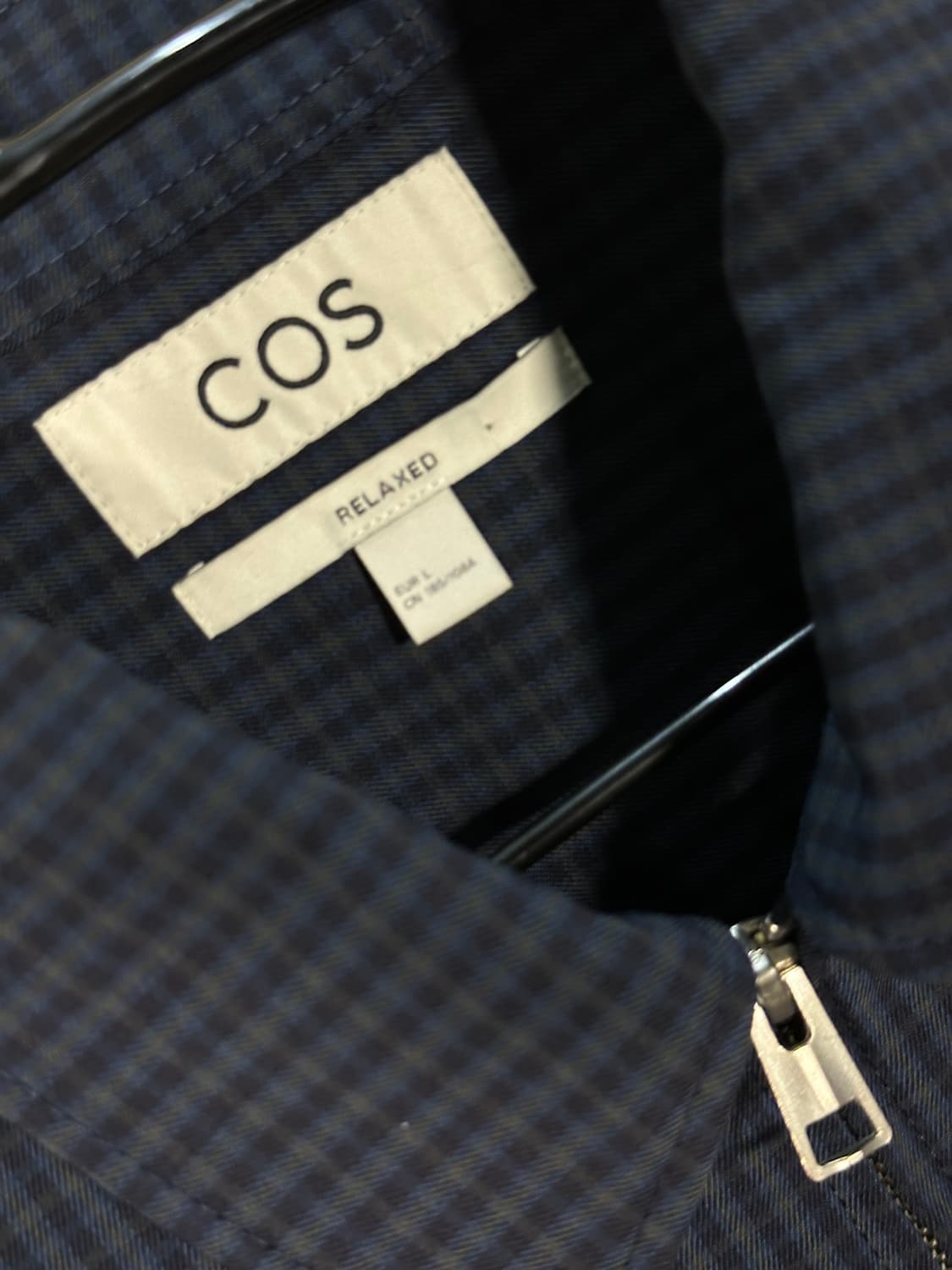 코스 체커 셔츠형 자켓 처분  상품이미지3