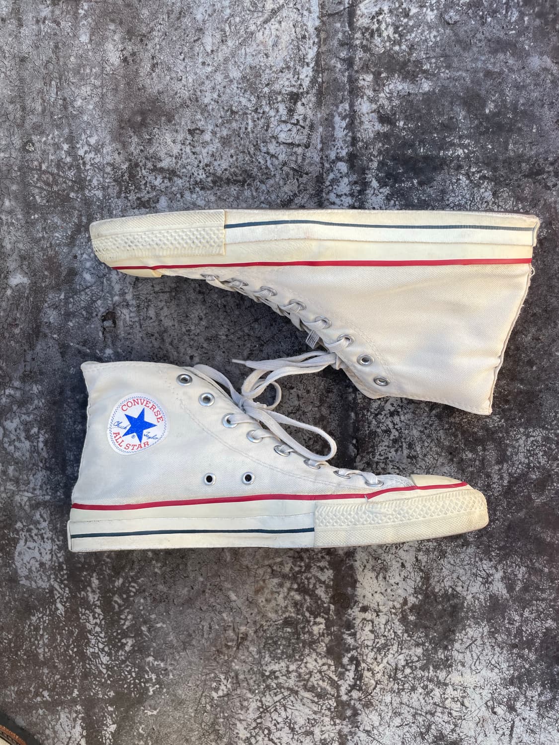 7-80s 빈티지 컨버스 화이트 척테일러 상품이미지2