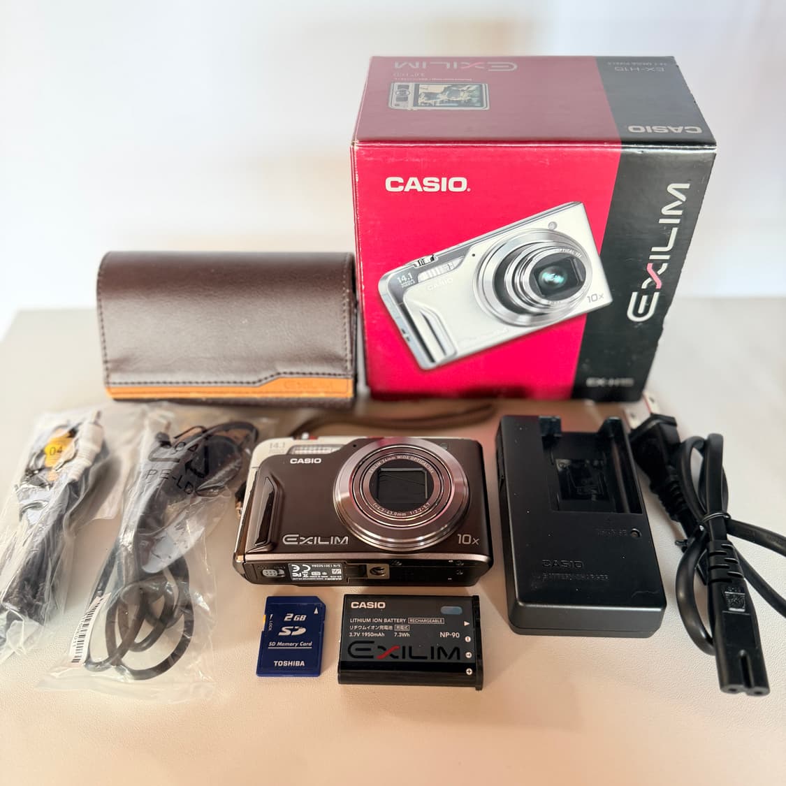✨츄 디카 미품✨CASIO 카시오 엑슬림 ex-h15 쵸코브라운🤎 상품이미지2