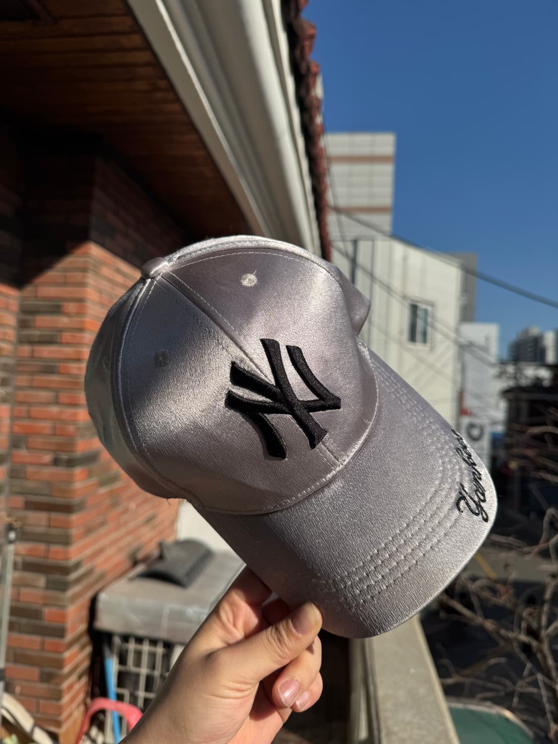 MLB 뉴욕양키즈 실버캡 상품이미지3