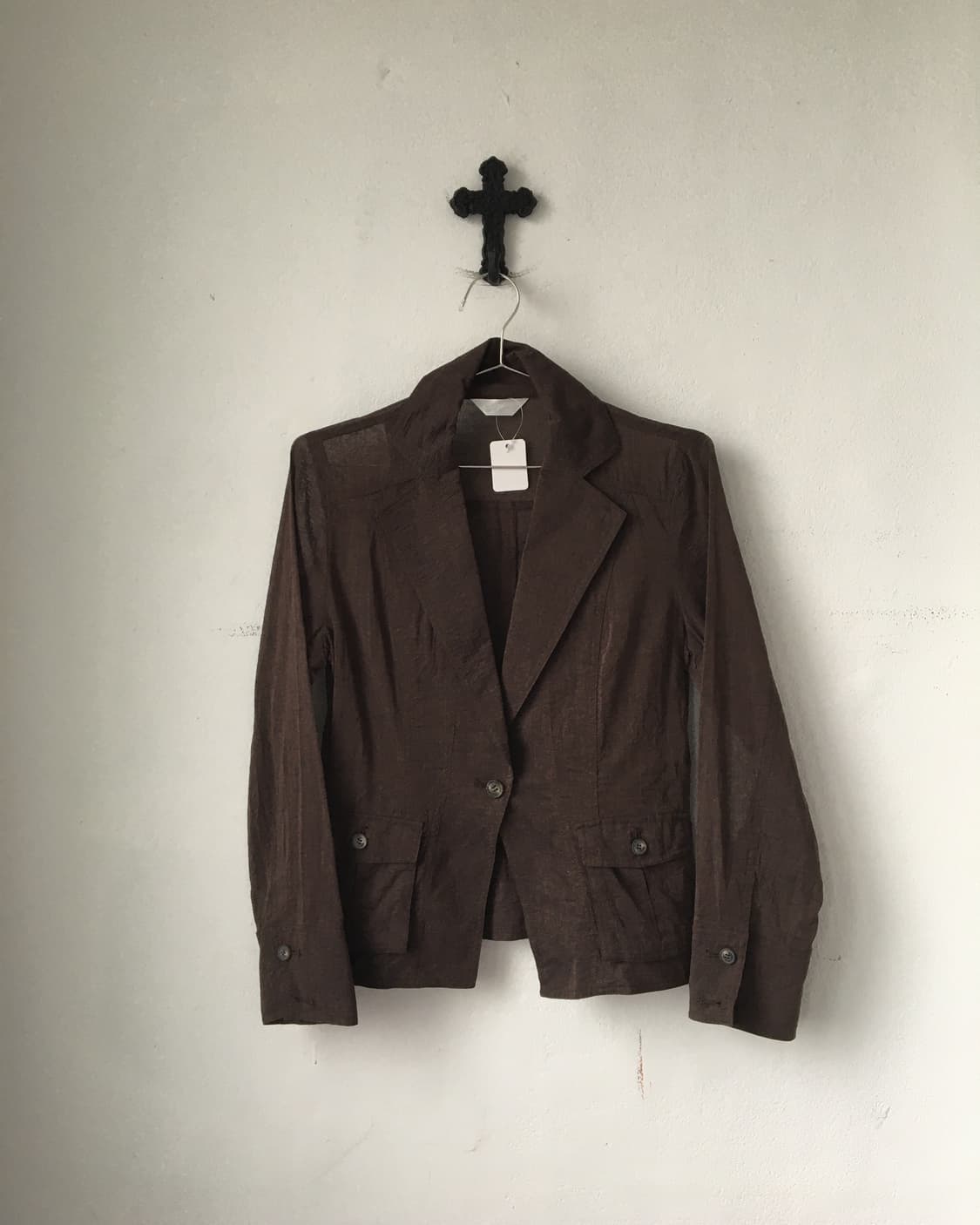 Glossy brown jacket 상품이미지2