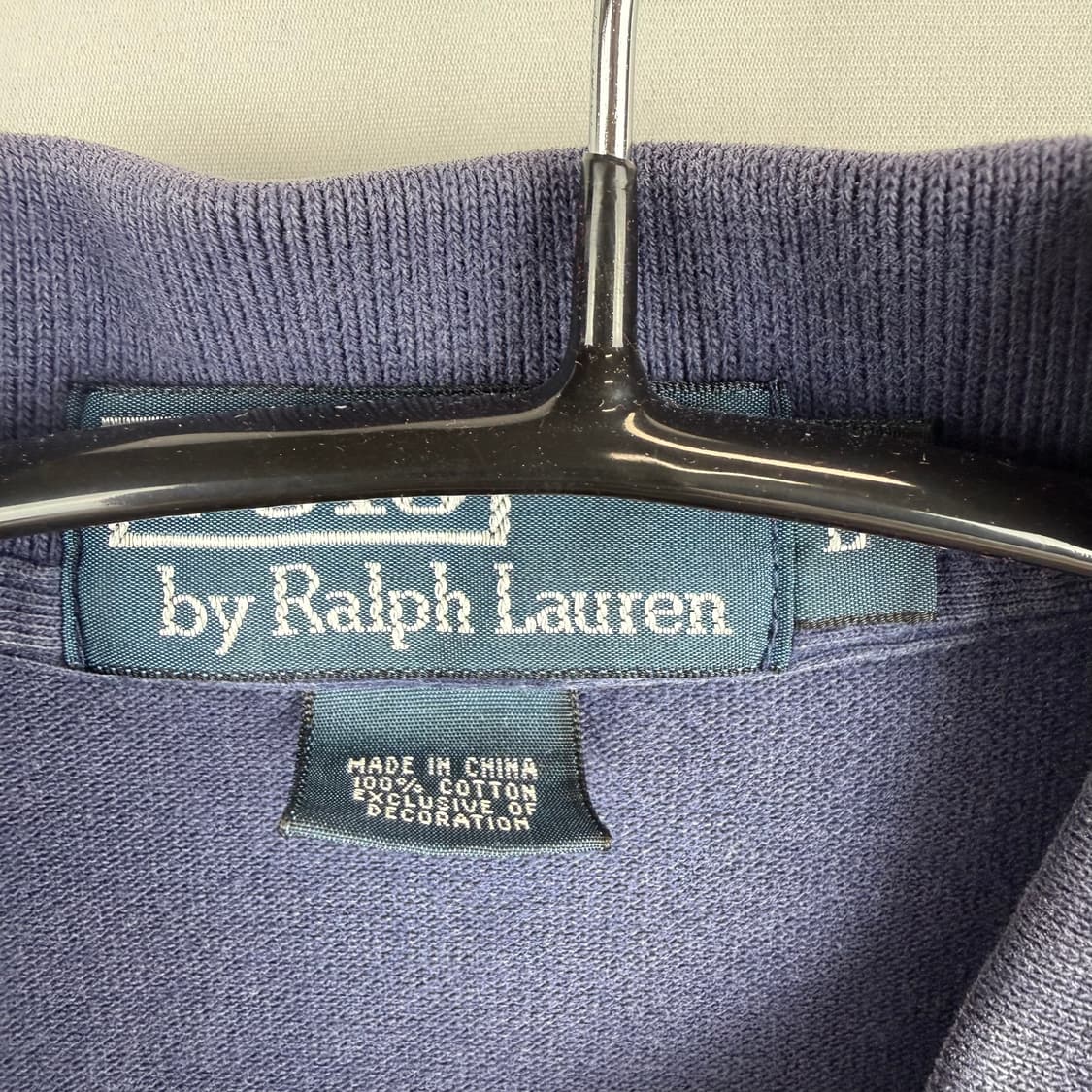 (L) 폴로 랄프로렌 레드포니 카라 티 네이비 상품이미지3