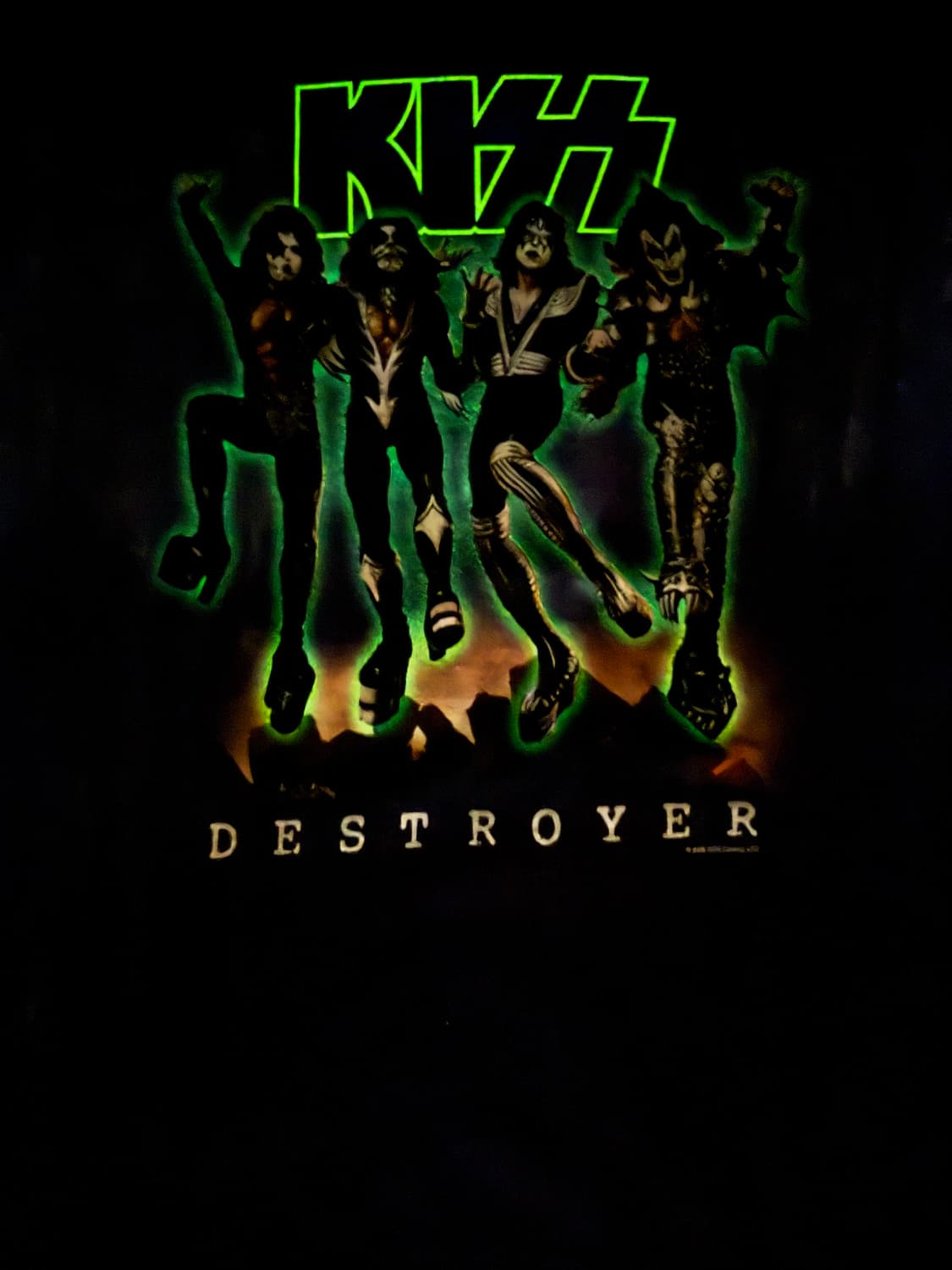 키스 KISS 야광 타이다이 밴드티 상품이미지2