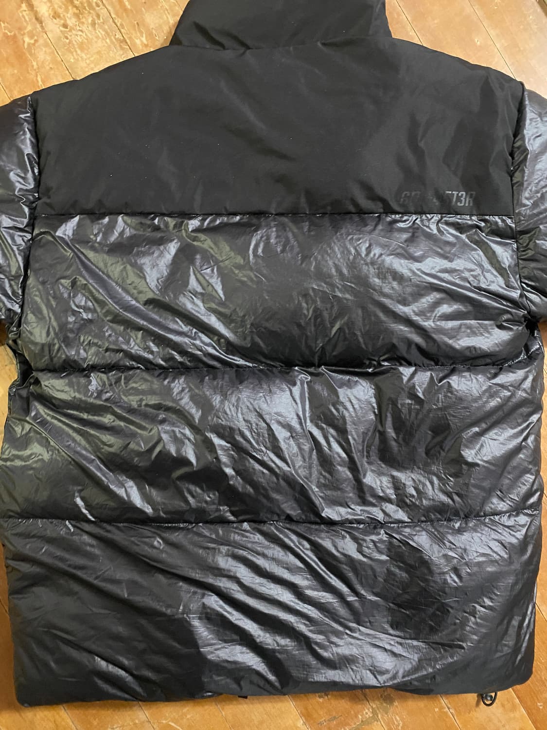 유광 탑텐  블랙 다운패딩  100사이즈 상품이미지9