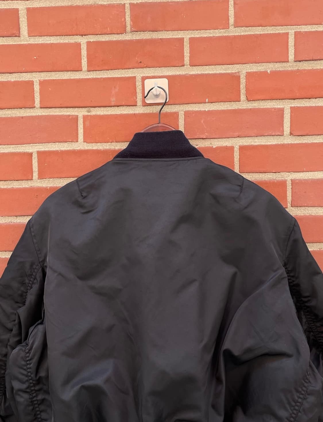 90s Japanese MA-1 Bomber Jacket (Black) 상품이미지4