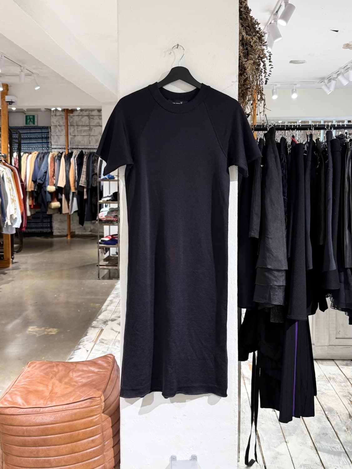 이자벨마랑 다크네이비 기모 래글런 티셔츠 드레스 상품이미지1