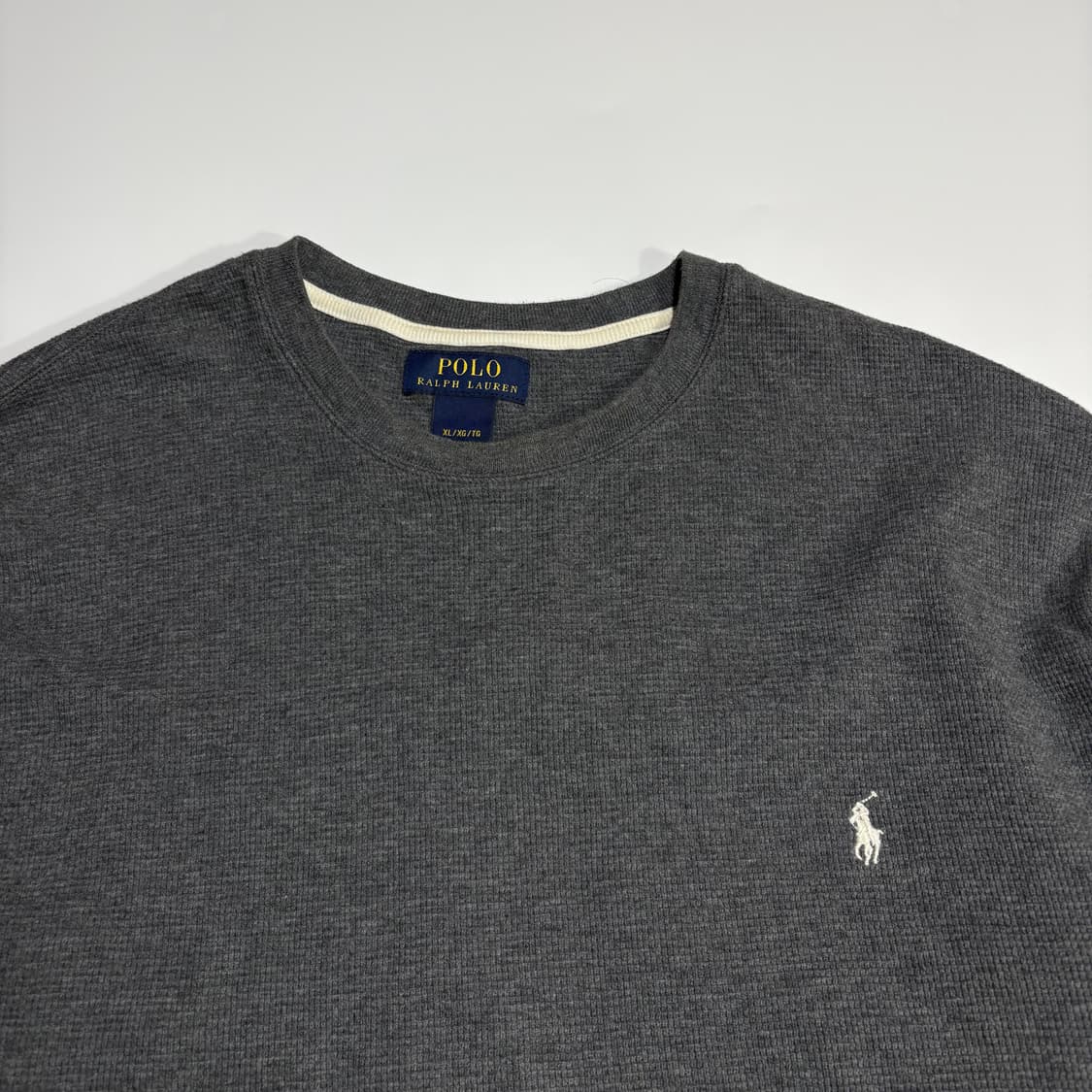 폴로 랄프로렌 차콜 롱슬리브 티셔츠 상품이미지2