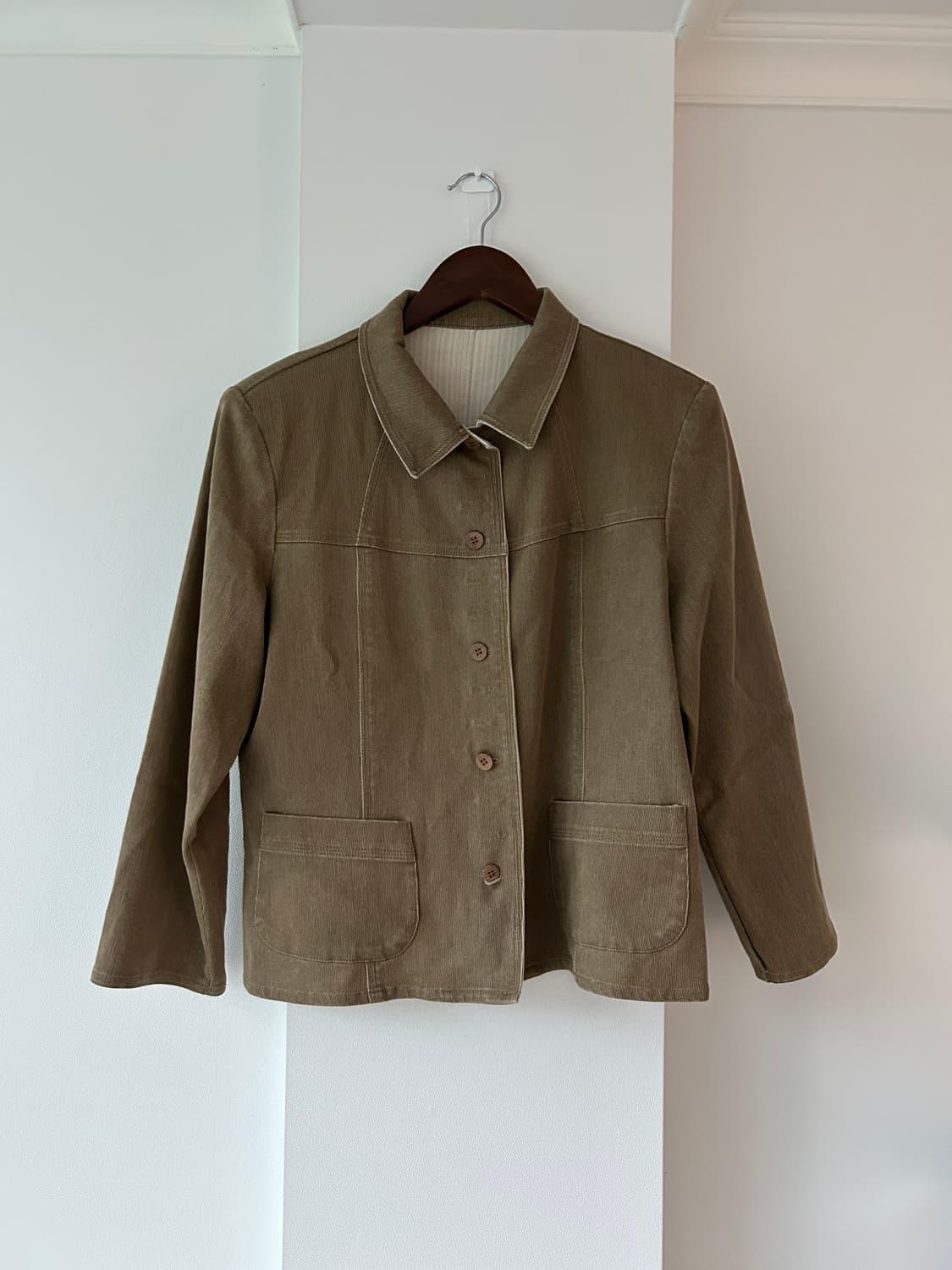 Olive Green Pocket Jacket / 빈티지 자켓 상품이미지4