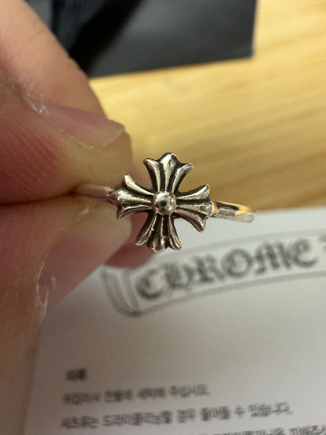 크롬하츠 반지 CH플러스 버블검링 상품이미지7