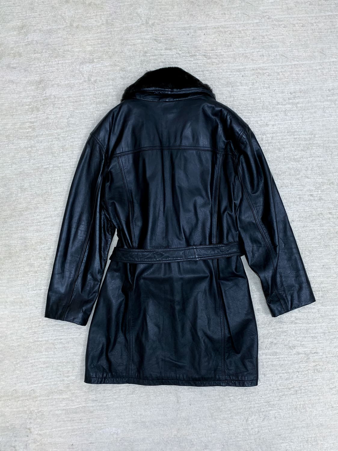 Fur Leather Coat 상품이미지4