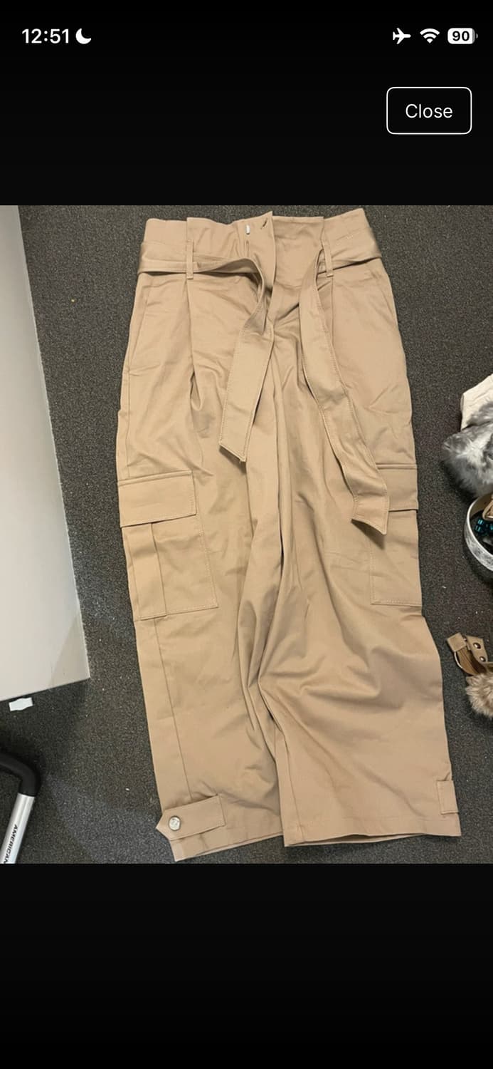 자라 paperbag cargo trousers 상품이미지1
