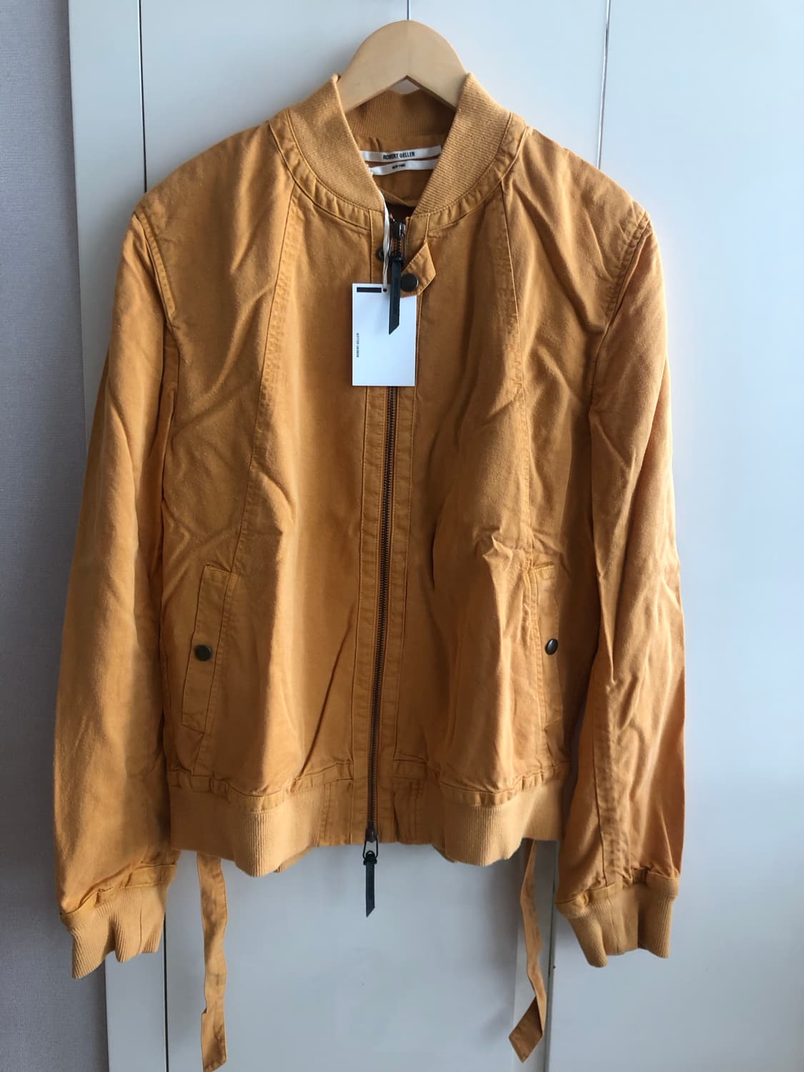 로버트 겔러(ROBERT GELLER) 빈티지 가공 블루종 자켓 상품이미지1