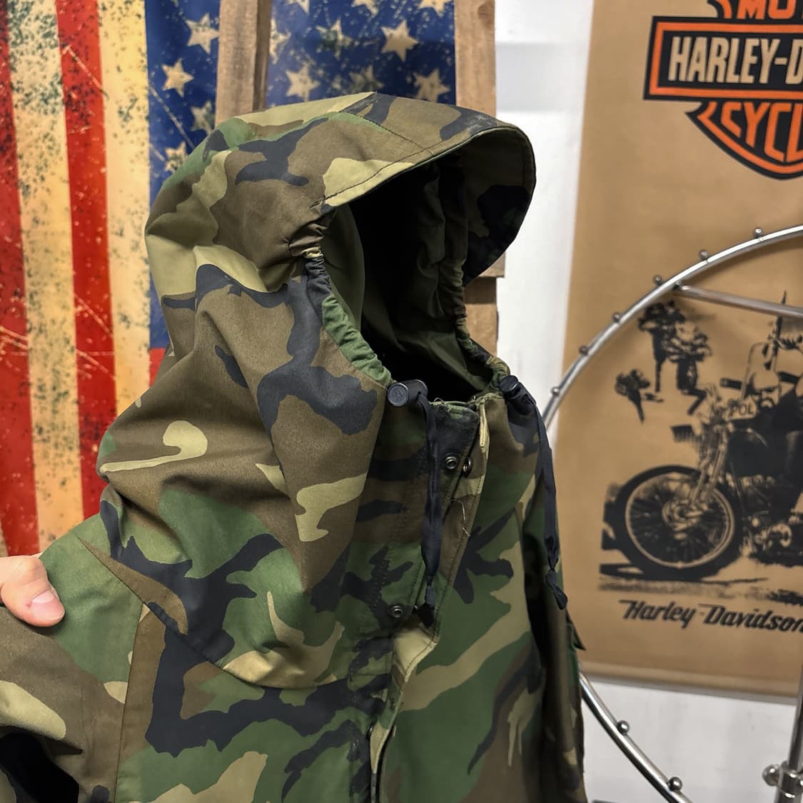 90s 오리지날 US ARMY ECWCS 고어텍스 파카 우드랜드 N490 상품이미지6
