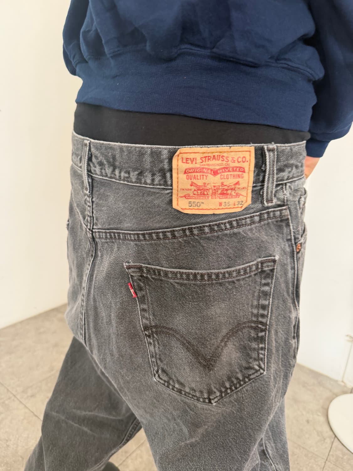 리바이스 00's 550 흑청 상품이미지8