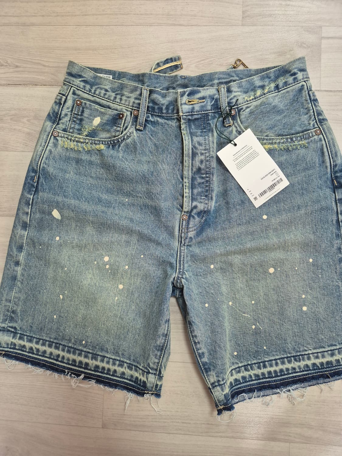523S SELVEDGE DENIM SHORTS 5years wash 상품이미지2
