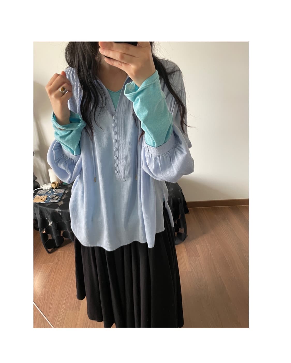 pullover blouse 상품이미지1