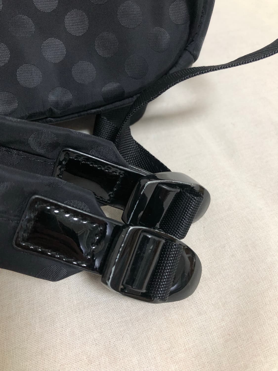 Y’saccs dot backpack(black) 상품이미지5