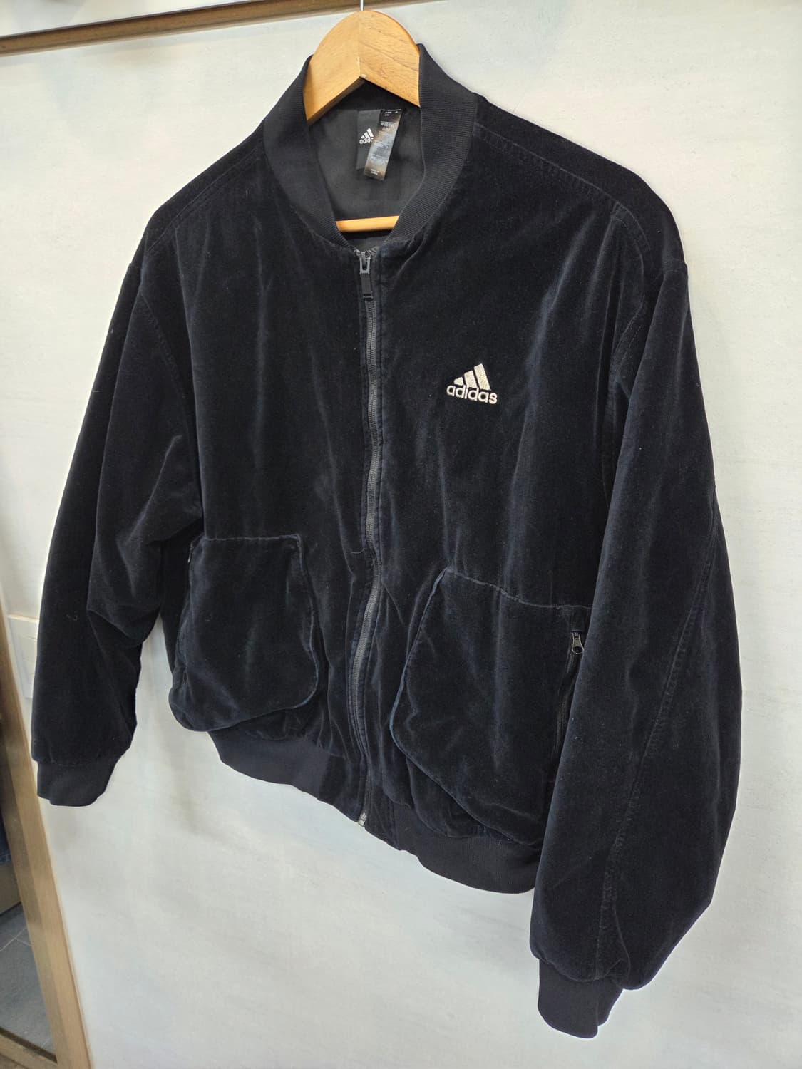 아디다스 벨벳 벨루어 봄버 자켓 L 상품이미지6