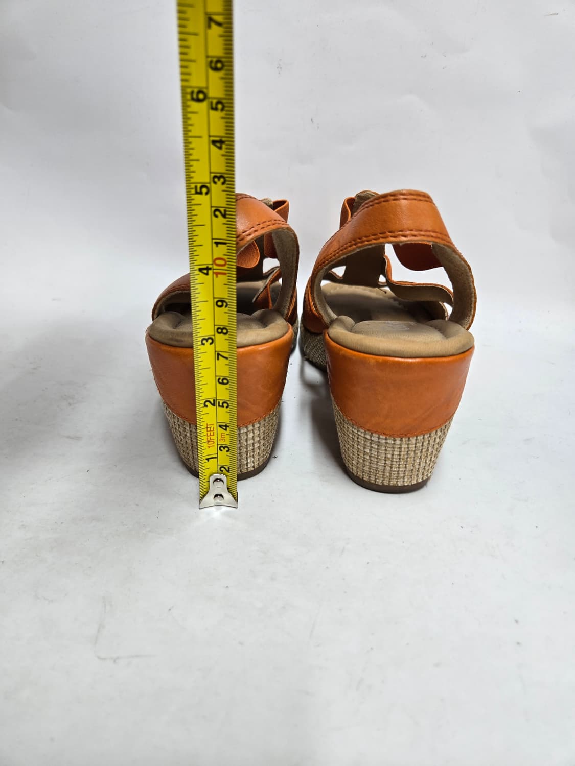 Gabor 오렌지 샌들 225mm 상품이미지4