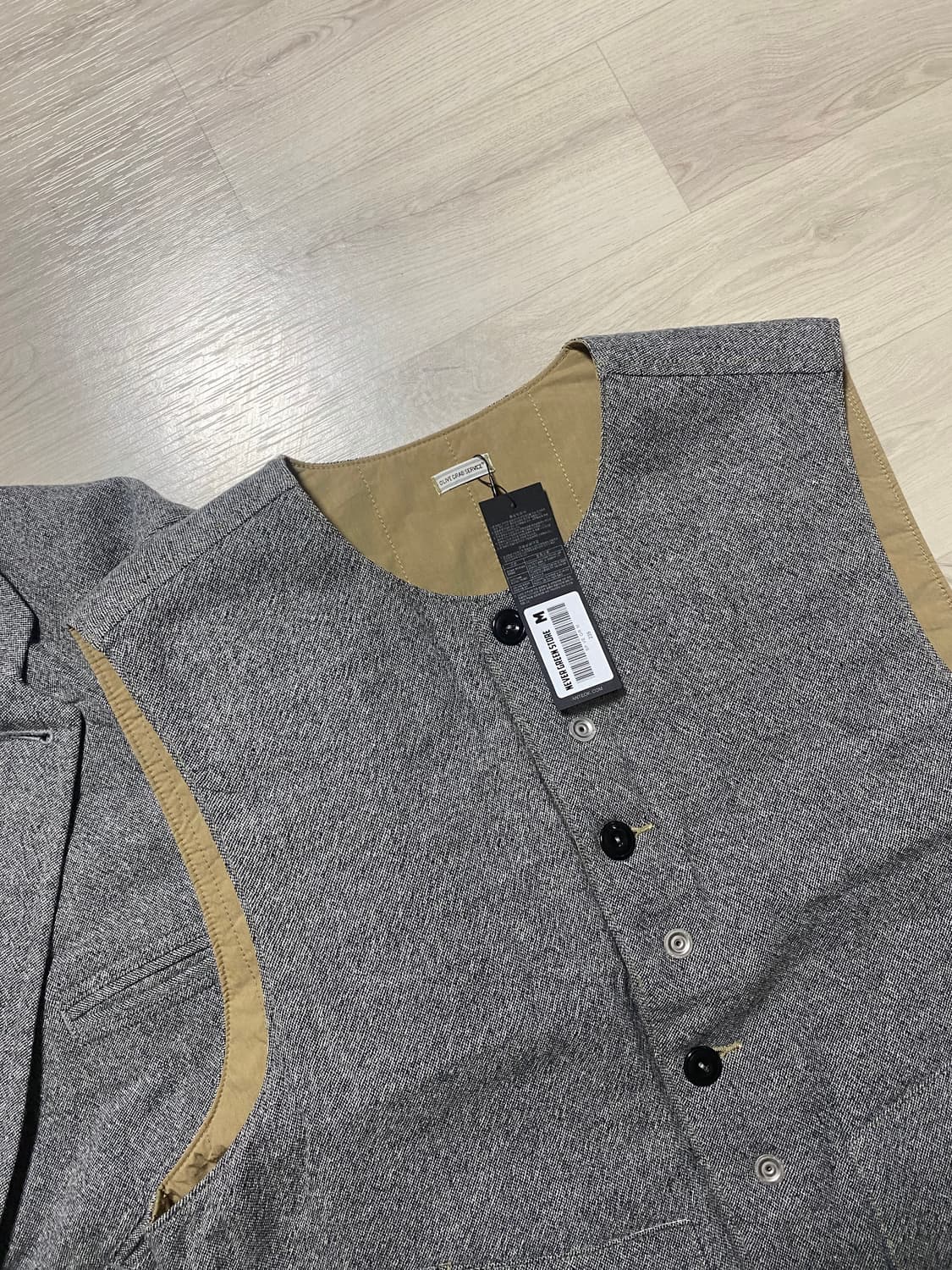 ODS 올리브드랩서비스 뱅커 자켓&베스트 M 판매 상품이미지3