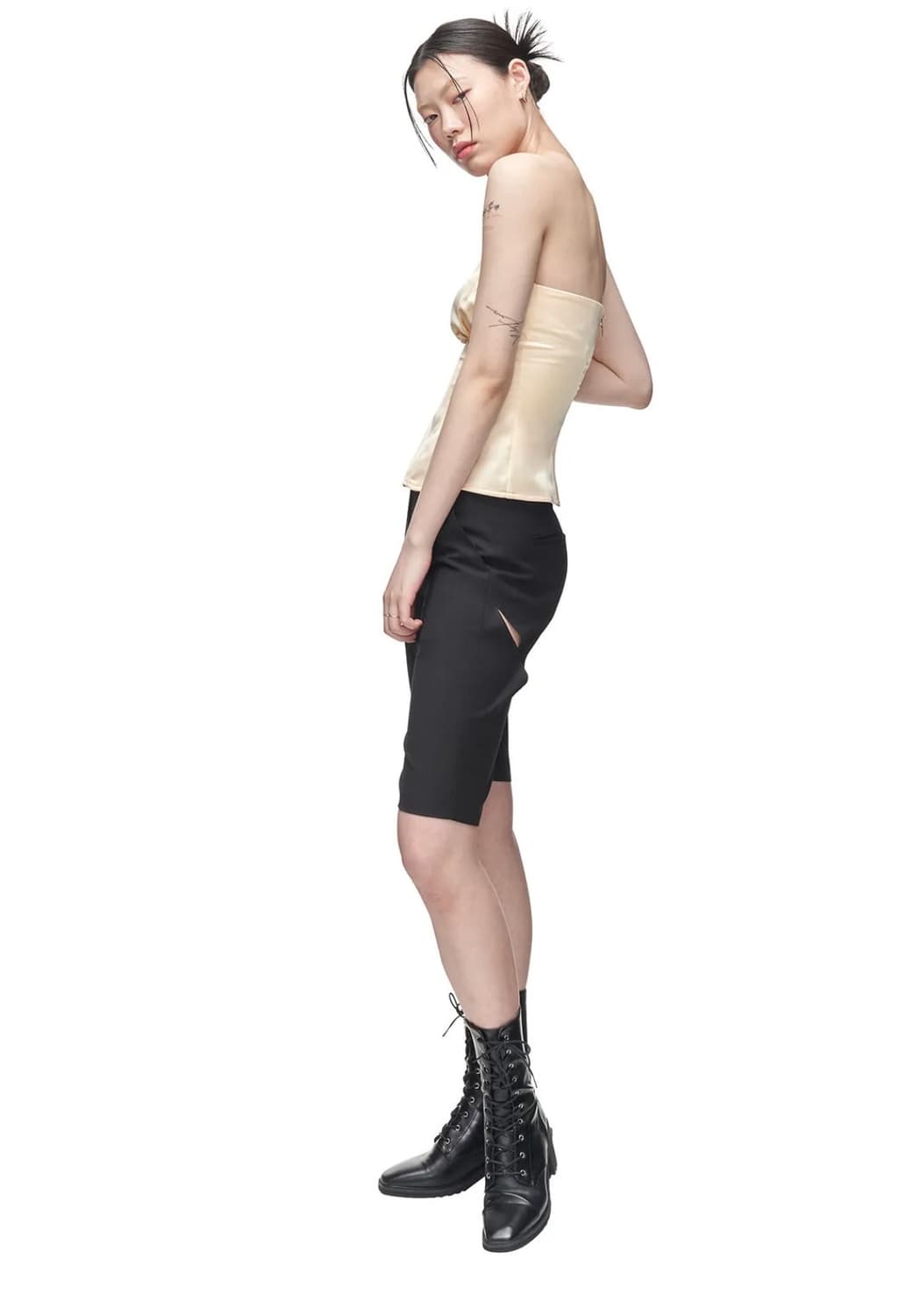 KIMZISU Tailored Top Cream (이유비, 문가영 착용) 상품이미지3