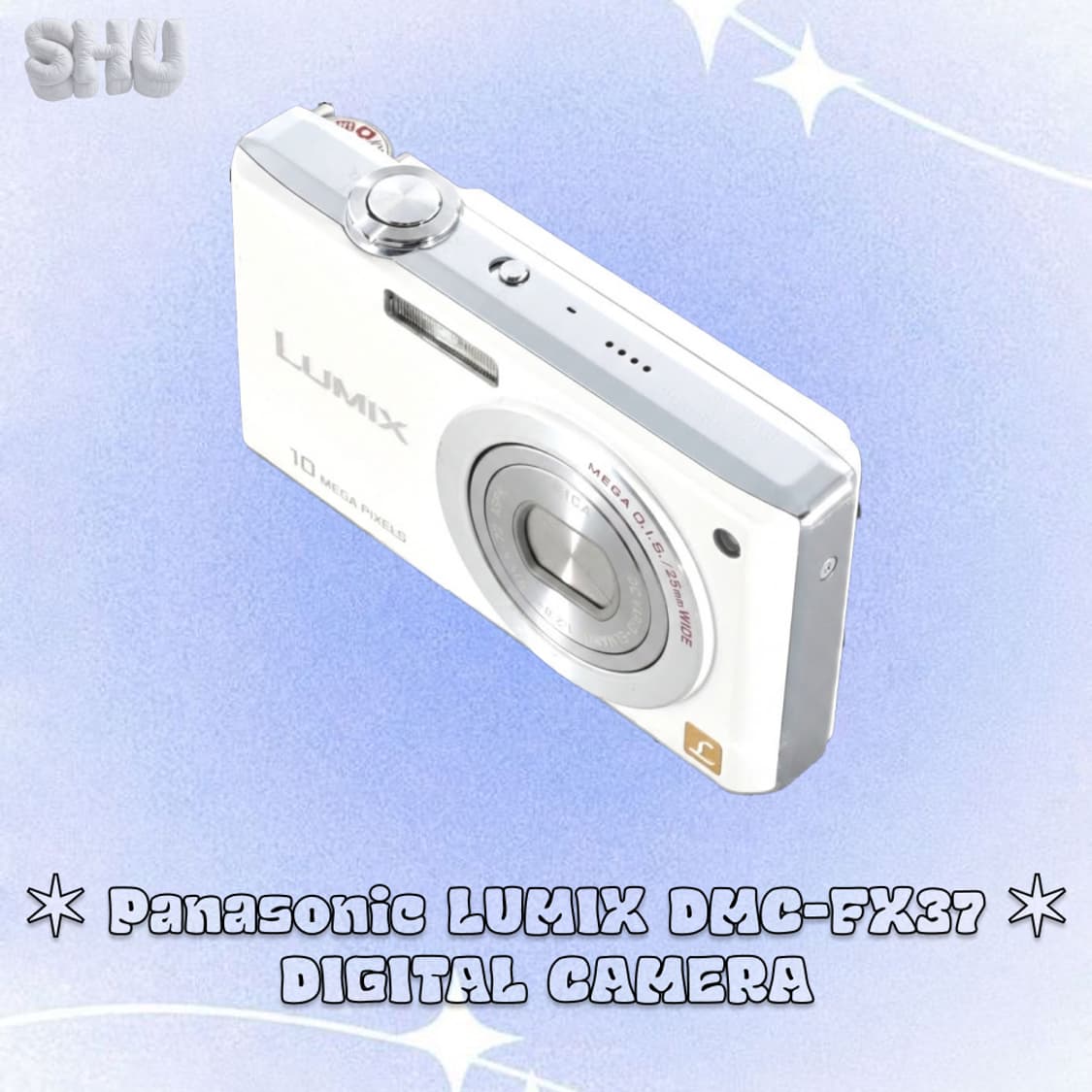 파나소닉 루믹스 DMC-FX37 빈티지 디카 디지털 카메라 화이트 상품이미지3