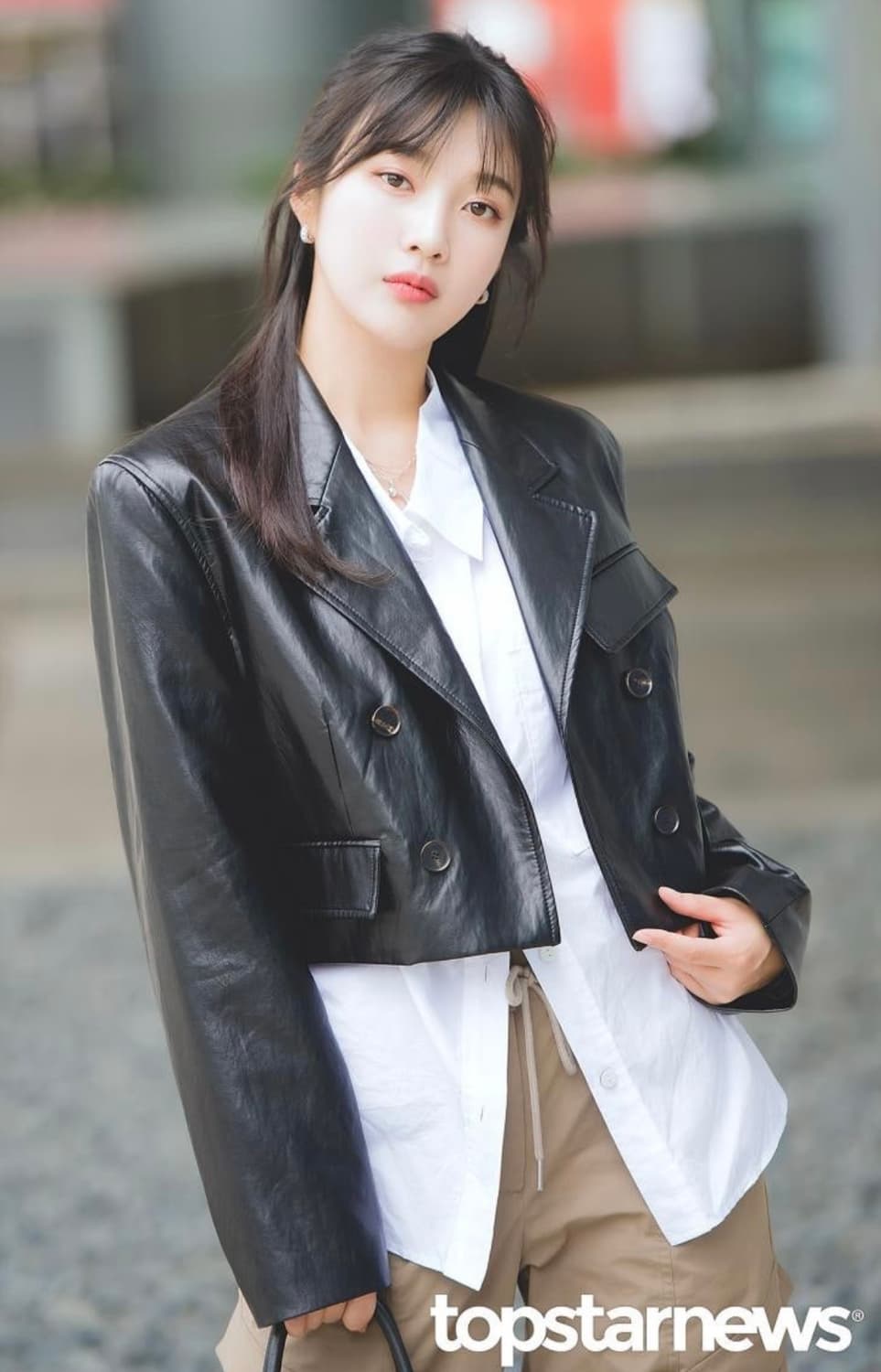 렉토 FAUX LEATHER CROPPED JACKET 레더 자켓 상품이미지4