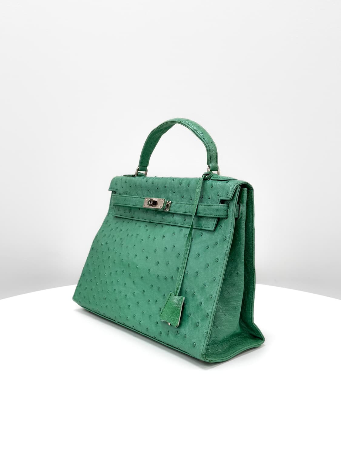 로다니아 JRA 오스트리치 레더 켈리 토트백 상품이미지2