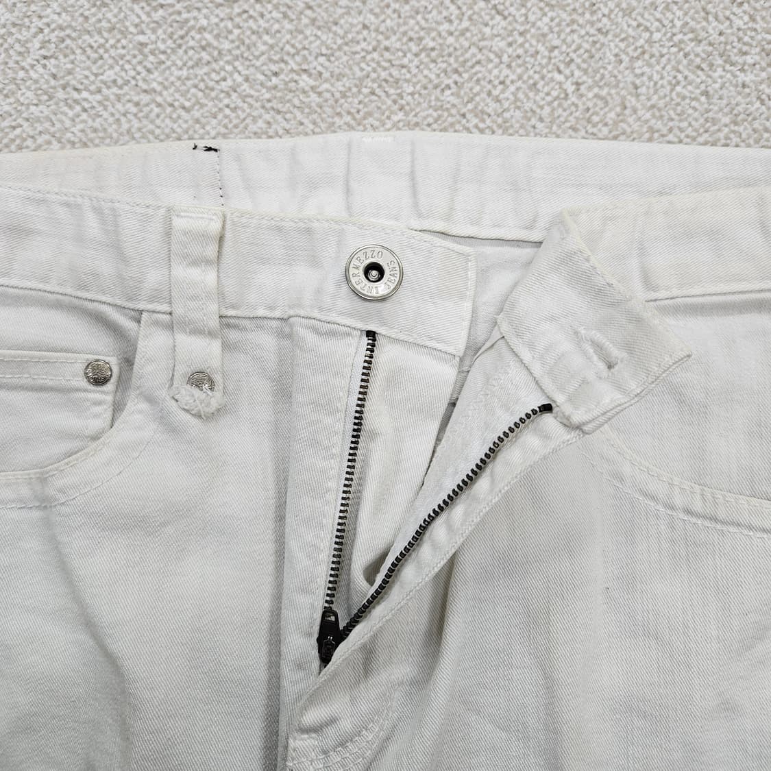 [86-100] 인터메조 부츠컷 화이트 팬츠 바지(얼룩) 1204JM1 상품이미지2