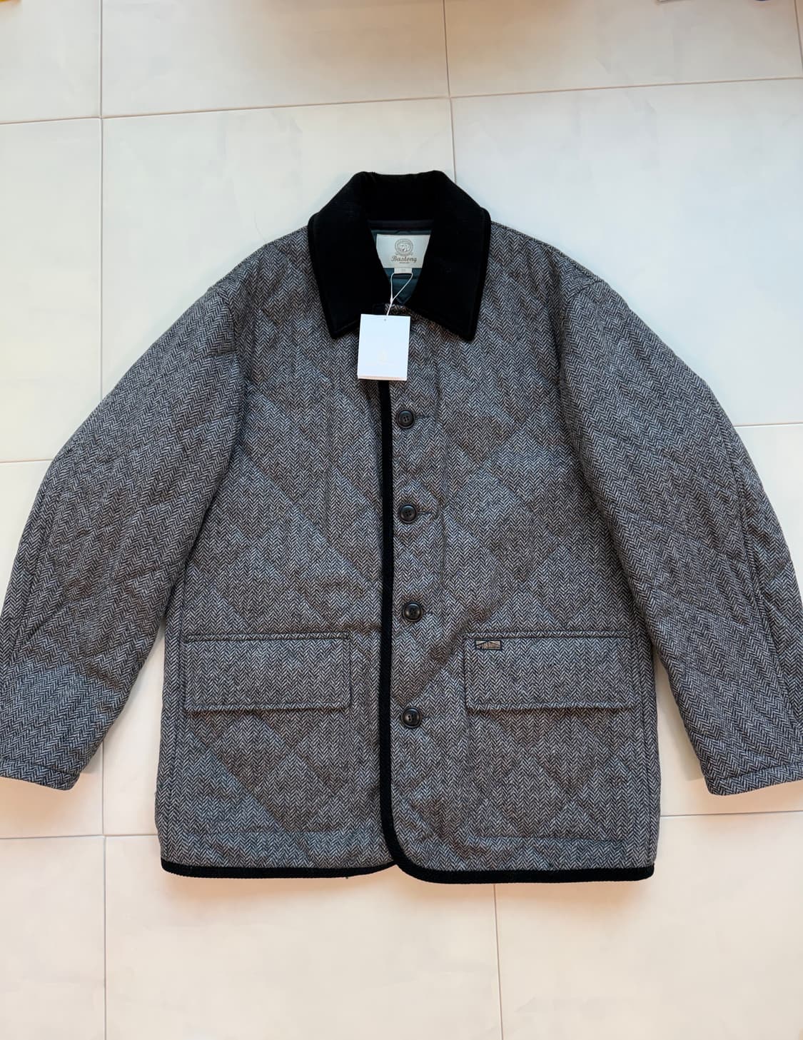 바스통 108W 그레이 헤링본 XL(105-110) 상품이미지4