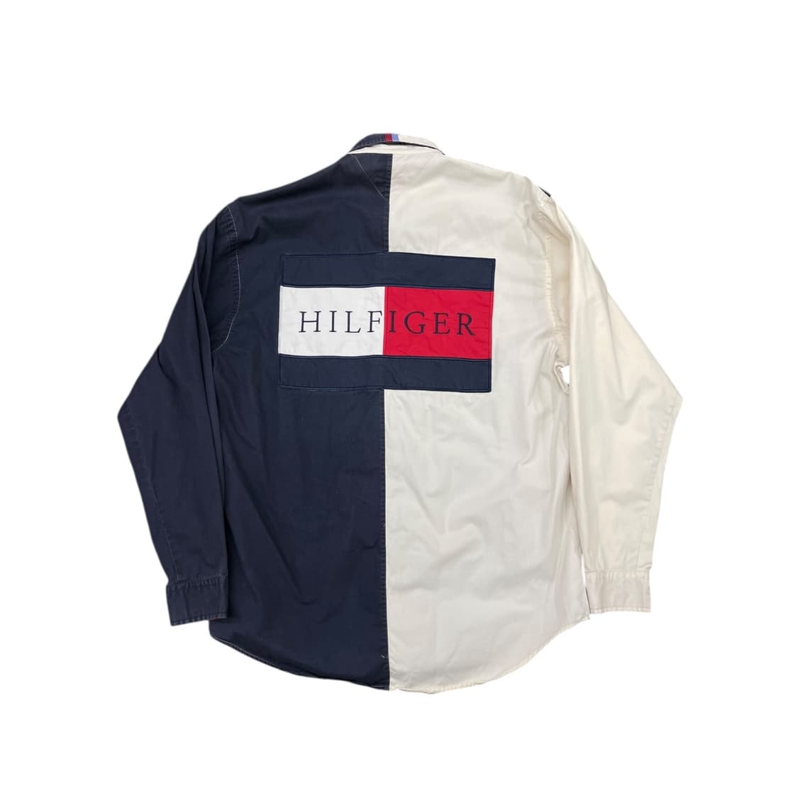 90s 올드스쿨 타미힐피거 빅로고 셔츠 상품이미지3
