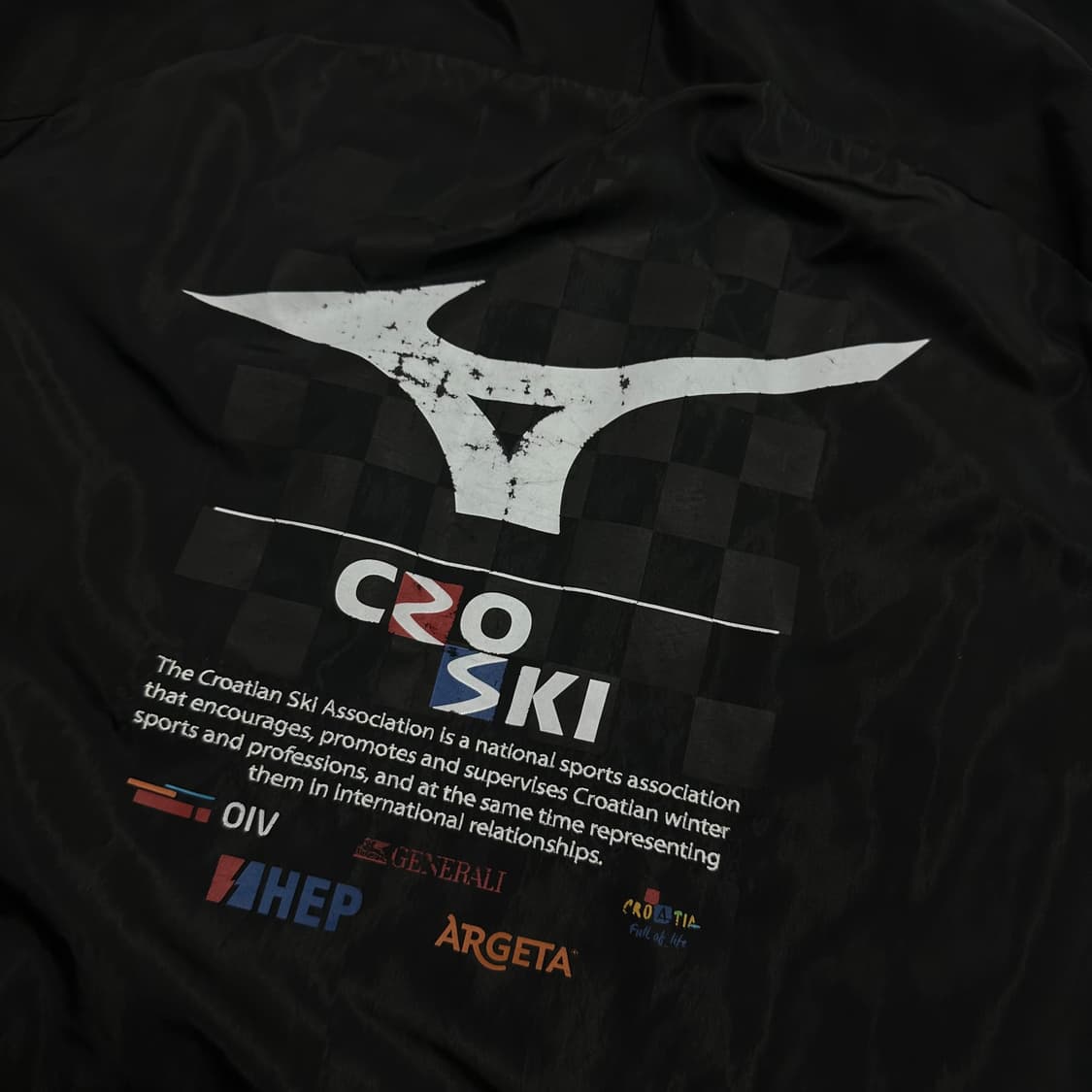 ✨ (바배) 미즈노 크로스키 우븐 블랙 웜업 바람막이 상품이미지5