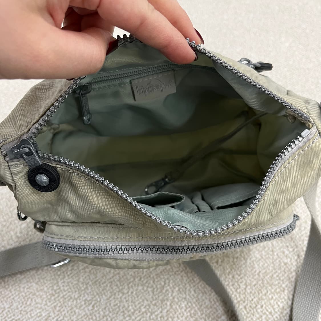 [실측확인] 키플링 나일론 크로스백 가방 0120M1 상품이미지2