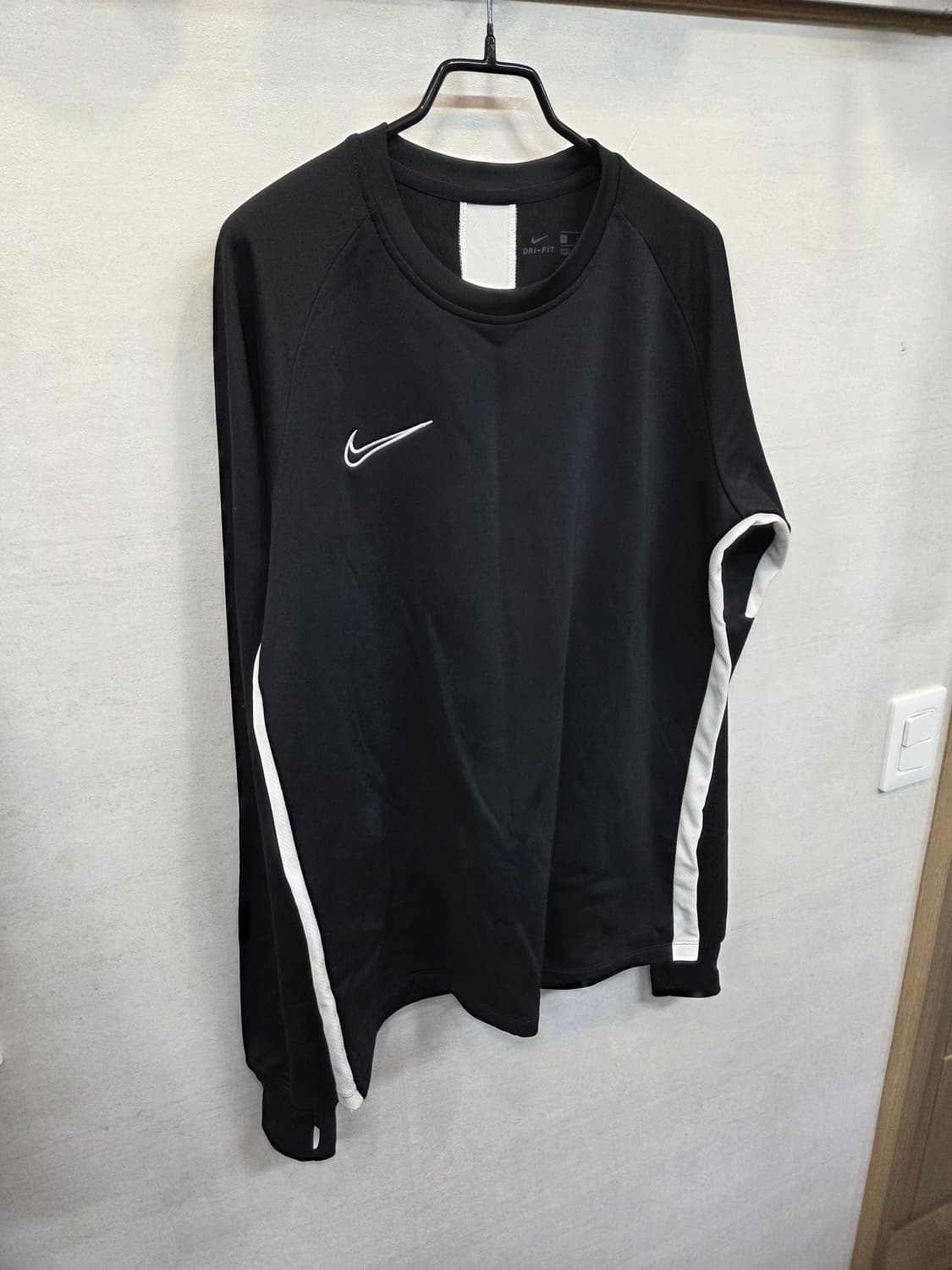 나이키 드라이핏 아카데미 19 안감약기모 기능성 긴팔 M L 상품이미지9