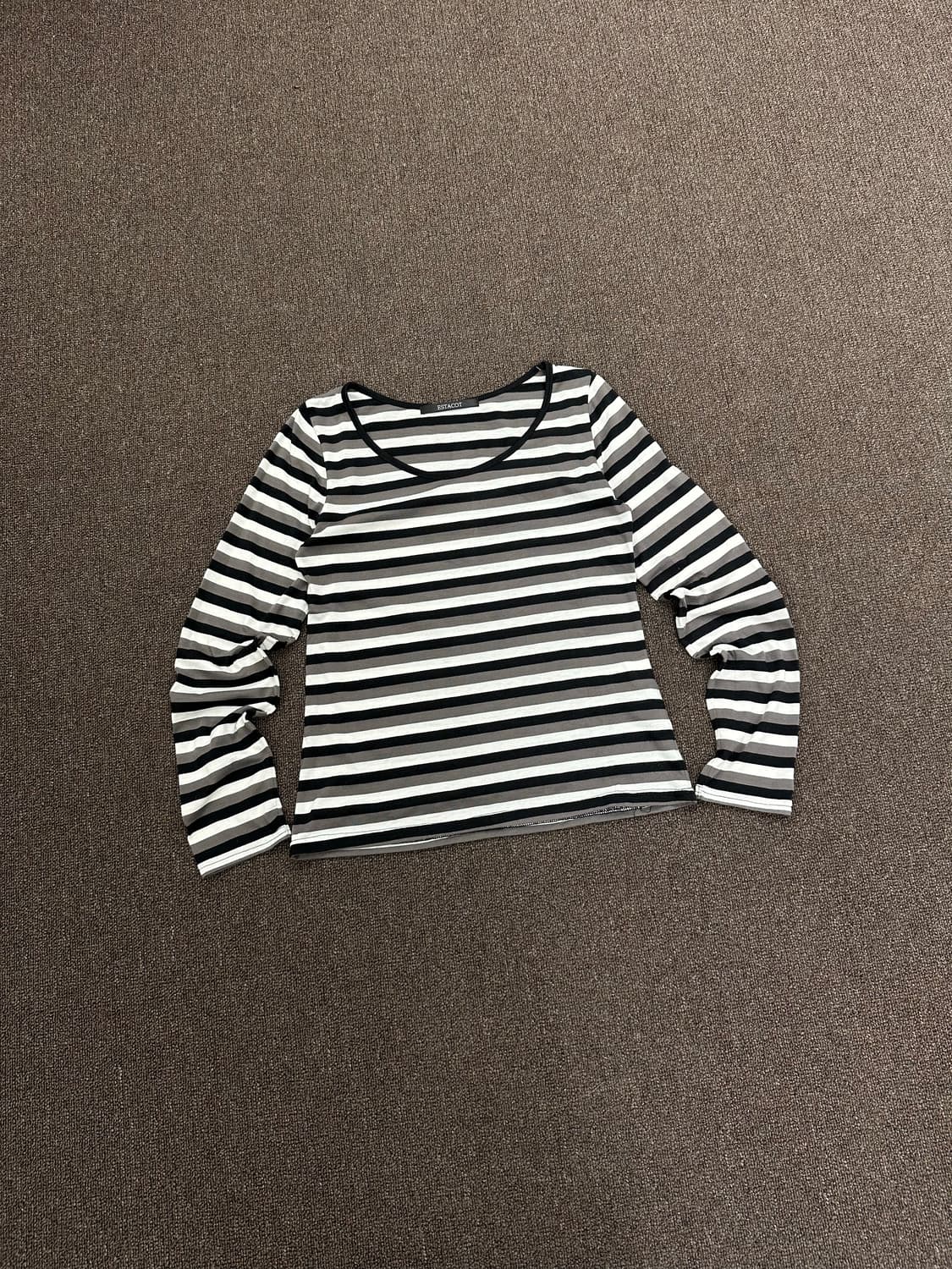 M)ESTACOT vintage 여성 스트라이프 롱슬리브 상품이미지3