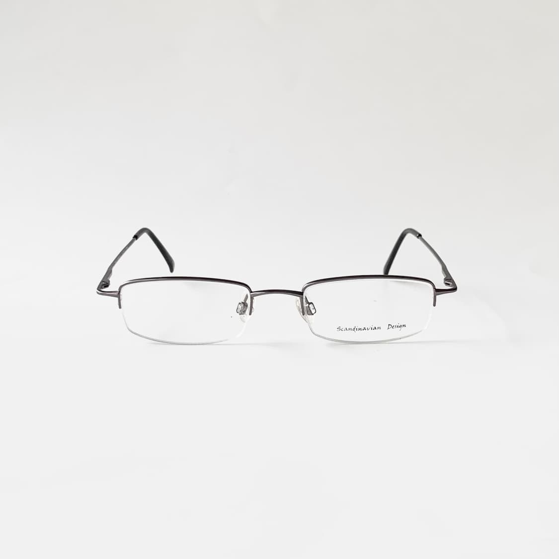 887 건메탈 데드스탁 빈티지안경 반무테 초경량 미니멀 클래식 픽키 상품이미지1