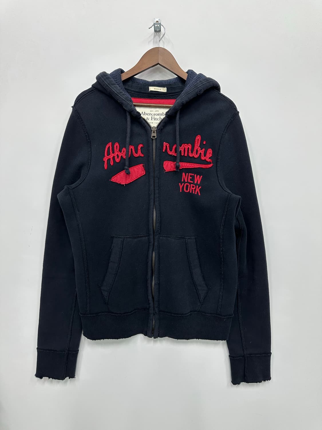 아베크롬비 네이비 후드집업  상품이미지1