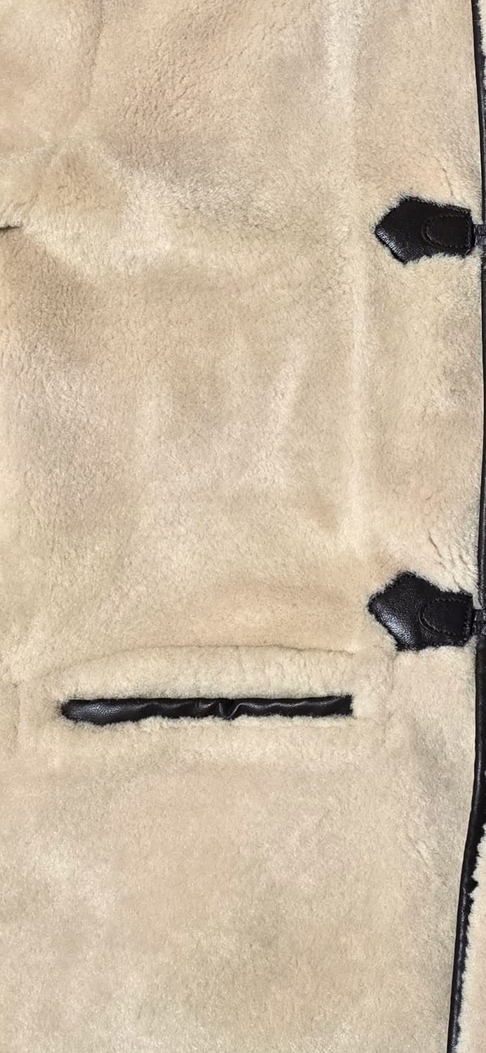 자라 라운드넥 퍼 토글 코트 M (S급) 상품이미지6