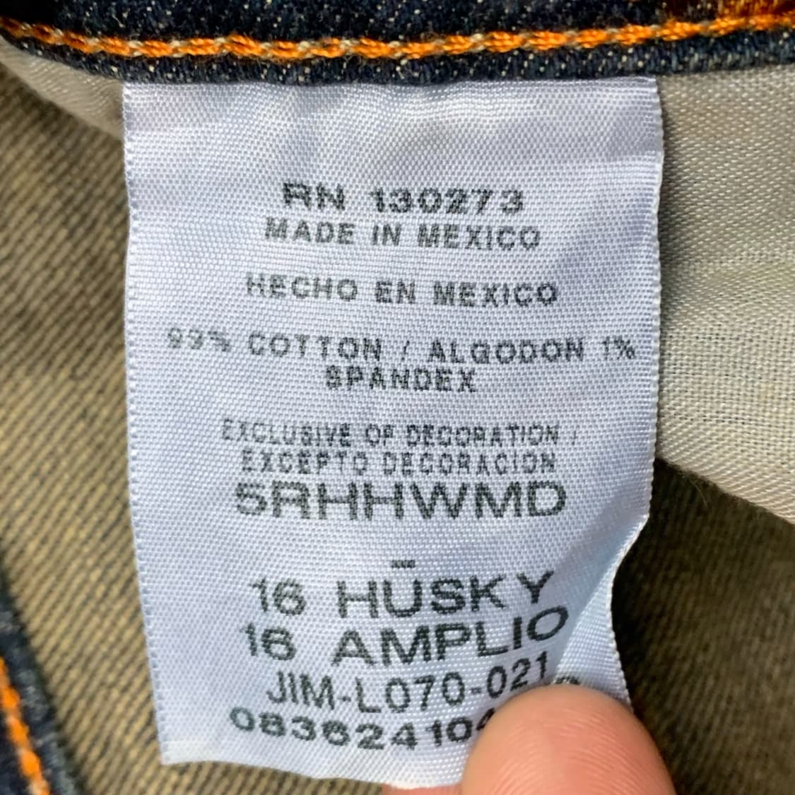 [33] 랭글러 스트레이트핏 밴딩 데님팬츠 상품이미지6