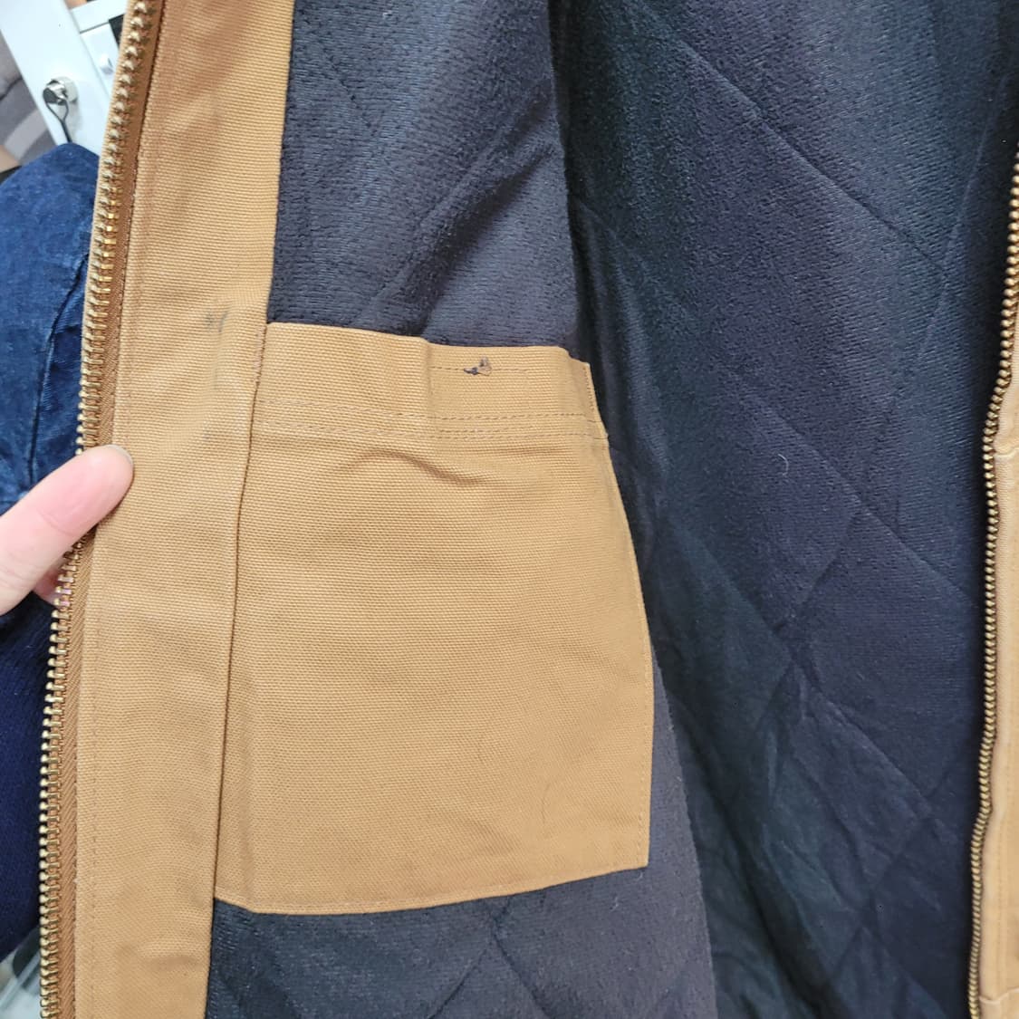 Carhartt 칼하트 103940-BRN 덕 캔버스 워크자켓 상품이미지4