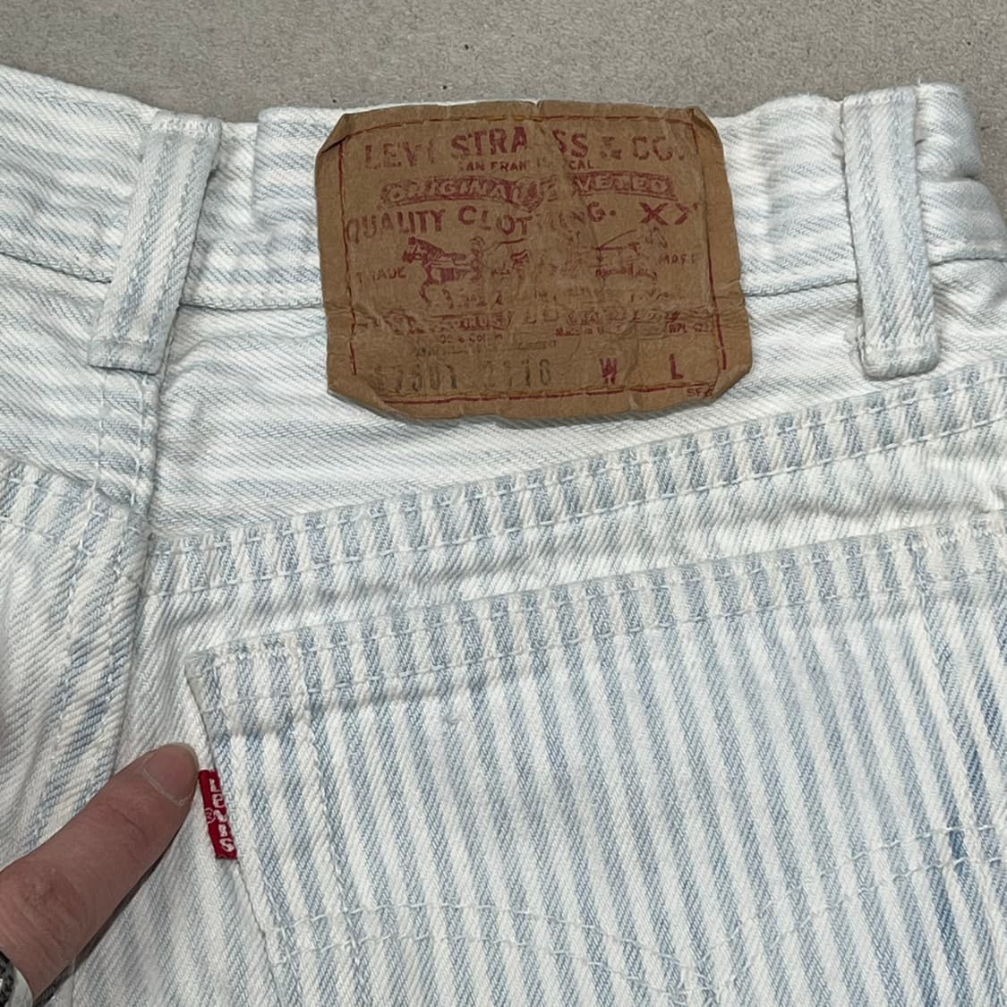 usa 리바이스 17501 스트라이프데님 s08821 상품이미지8