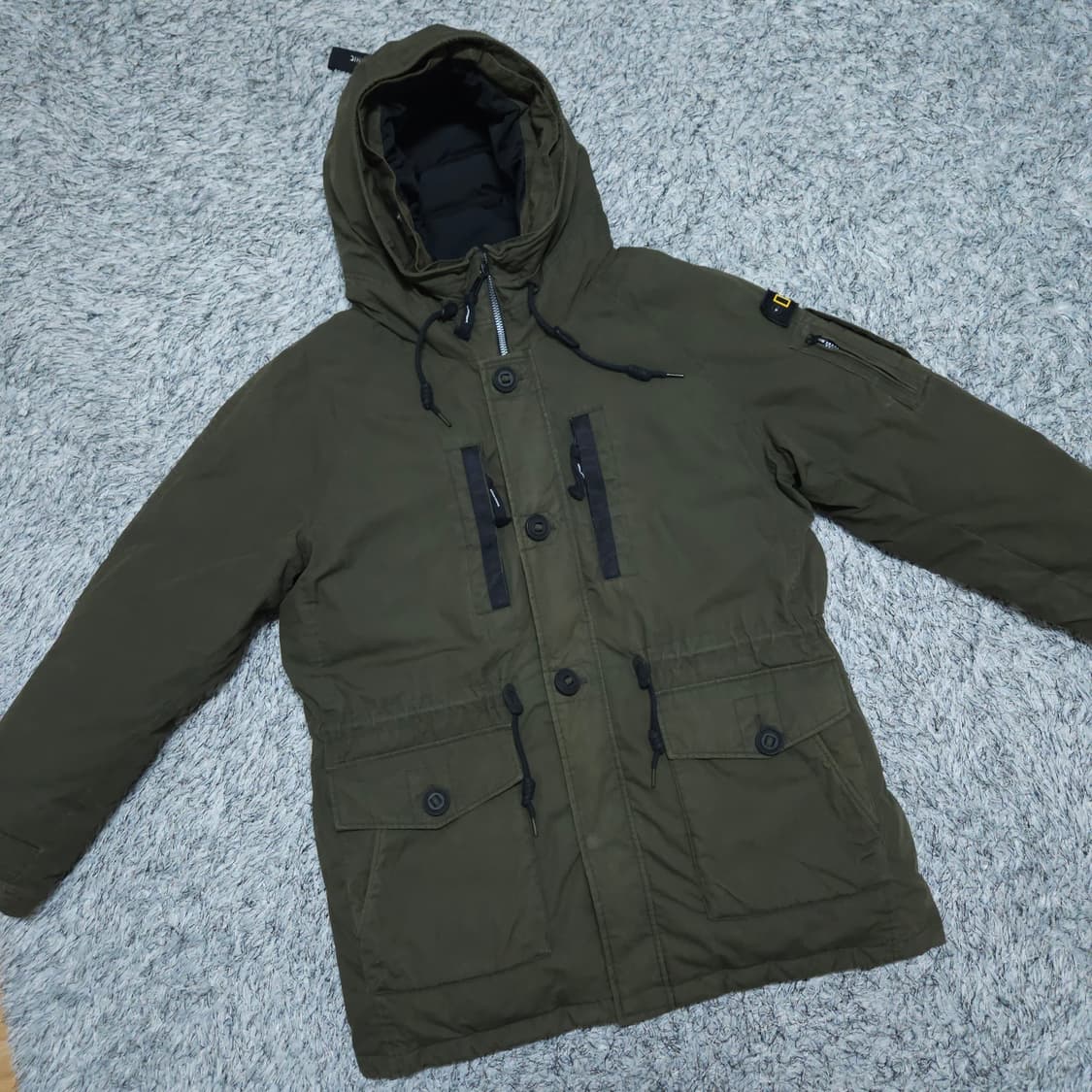 내셔널지오그래픽) XXL 남자 블루웨일 덕다운야상패딩 / 왕눈이샵 상품이미지2