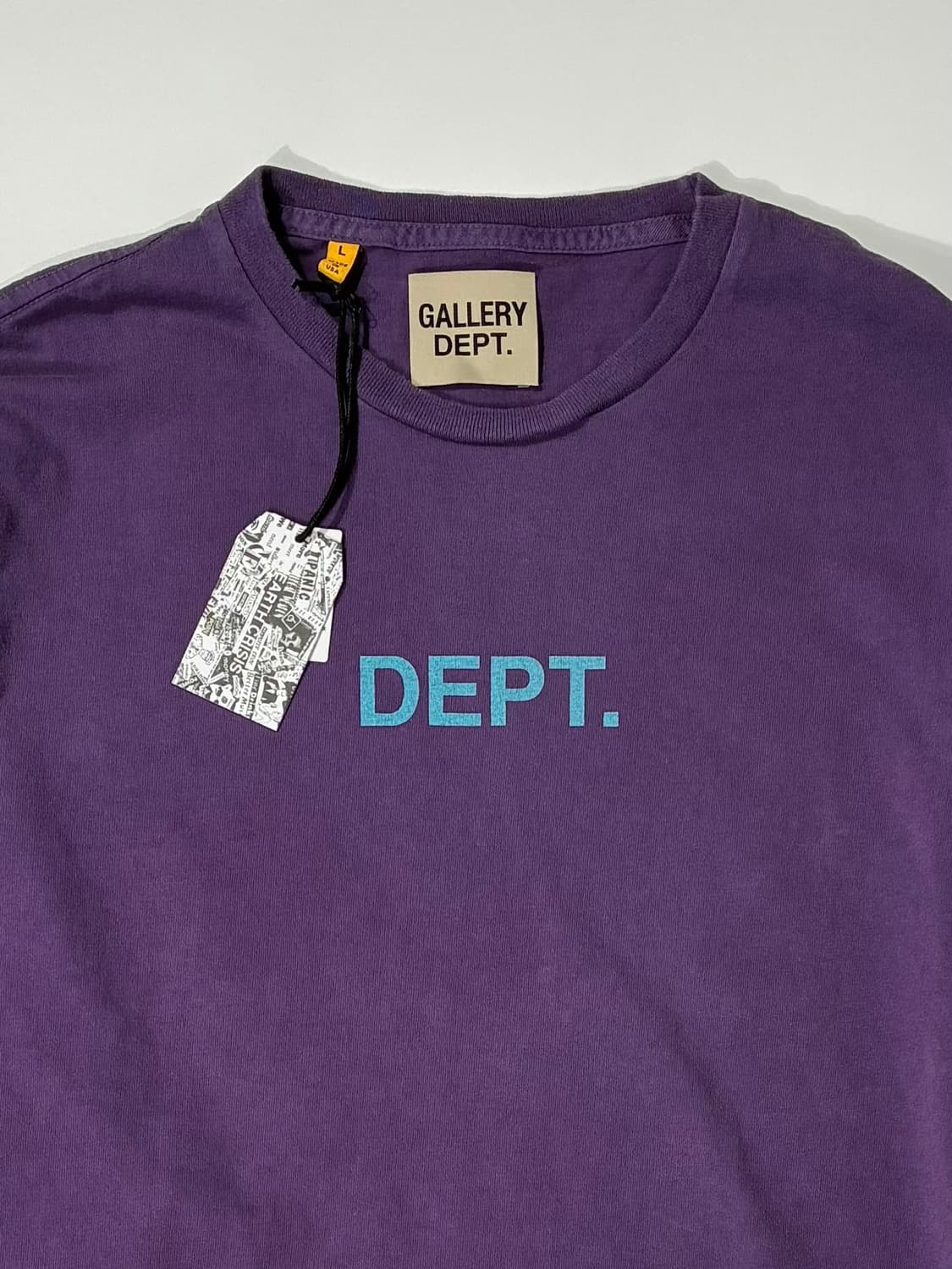 갤러리 디파트먼트 DEPT 로고 롱슬리브 티셔츠 퍼플 L사이즈 상품이미지2