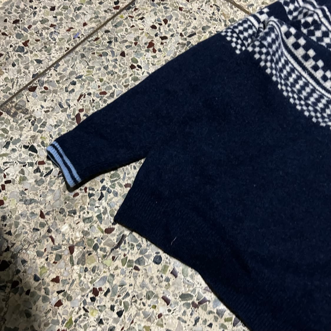 프레드페리 램스울 패턴 니트 상품이미지3