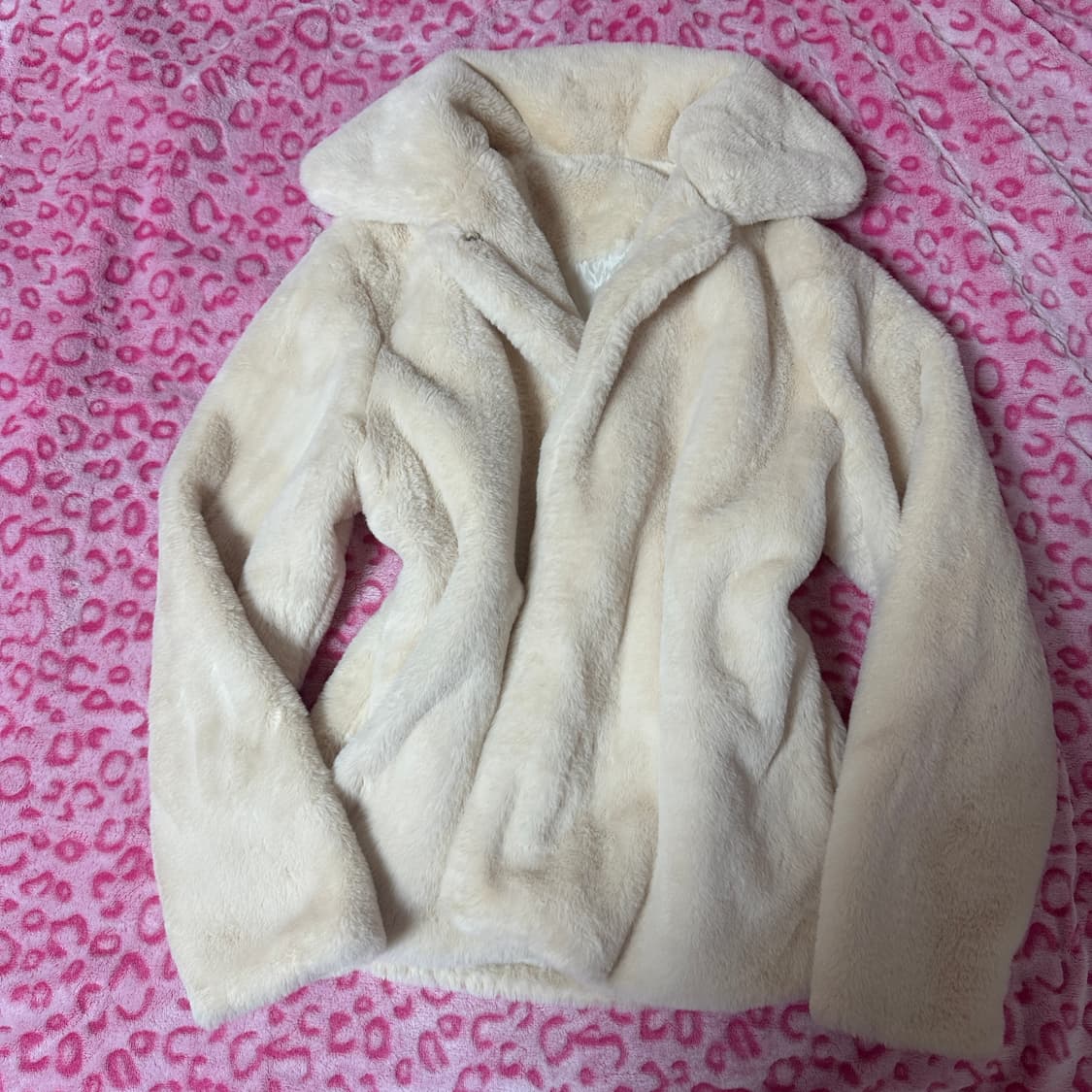 (하자 있음) 빈티지 갸루 퍼 겨울 아우터 자켓 상품이미지1