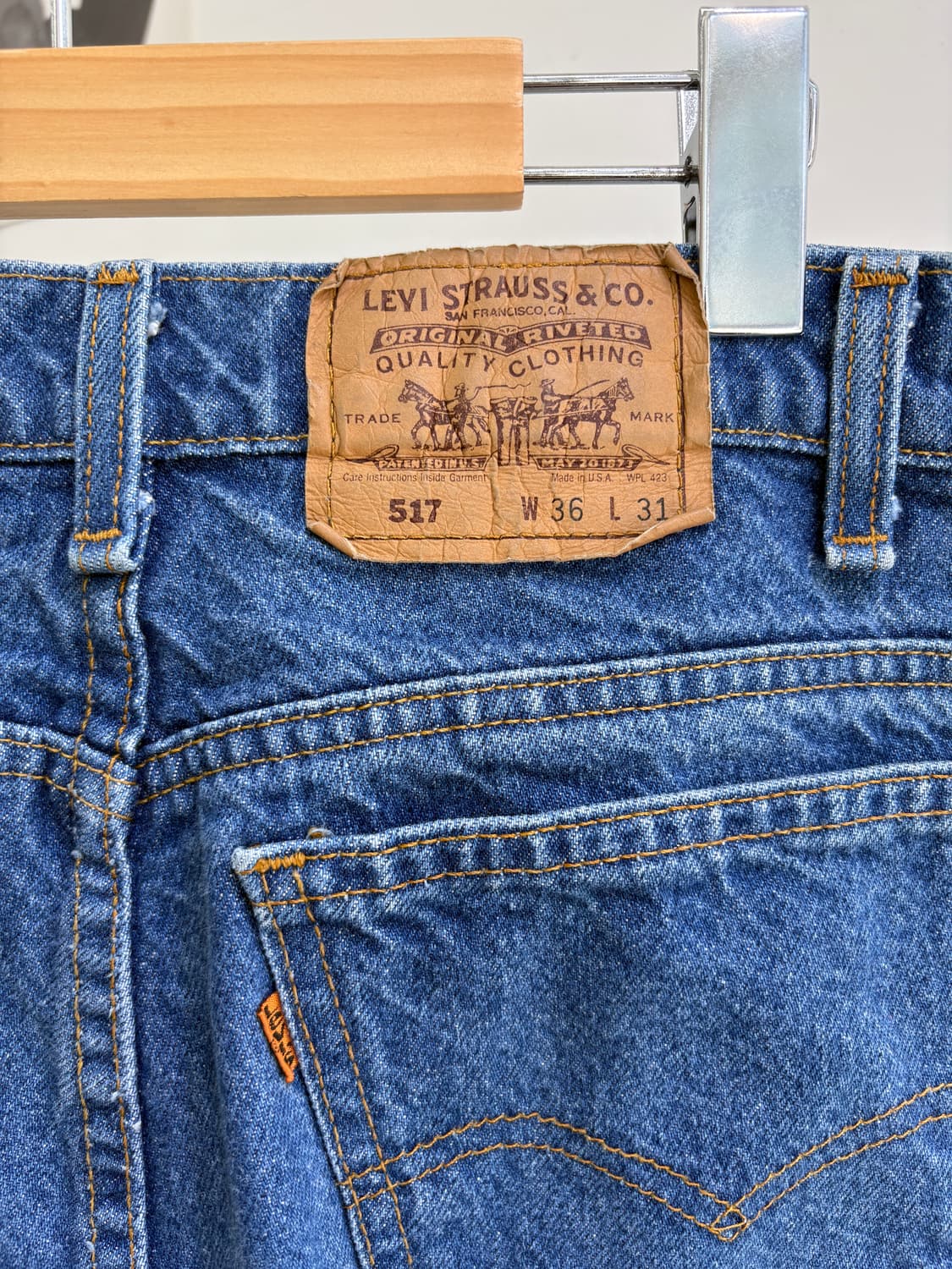 90's LEVIS 517 (Made in USA) 부츠컷데님 상품이미지6