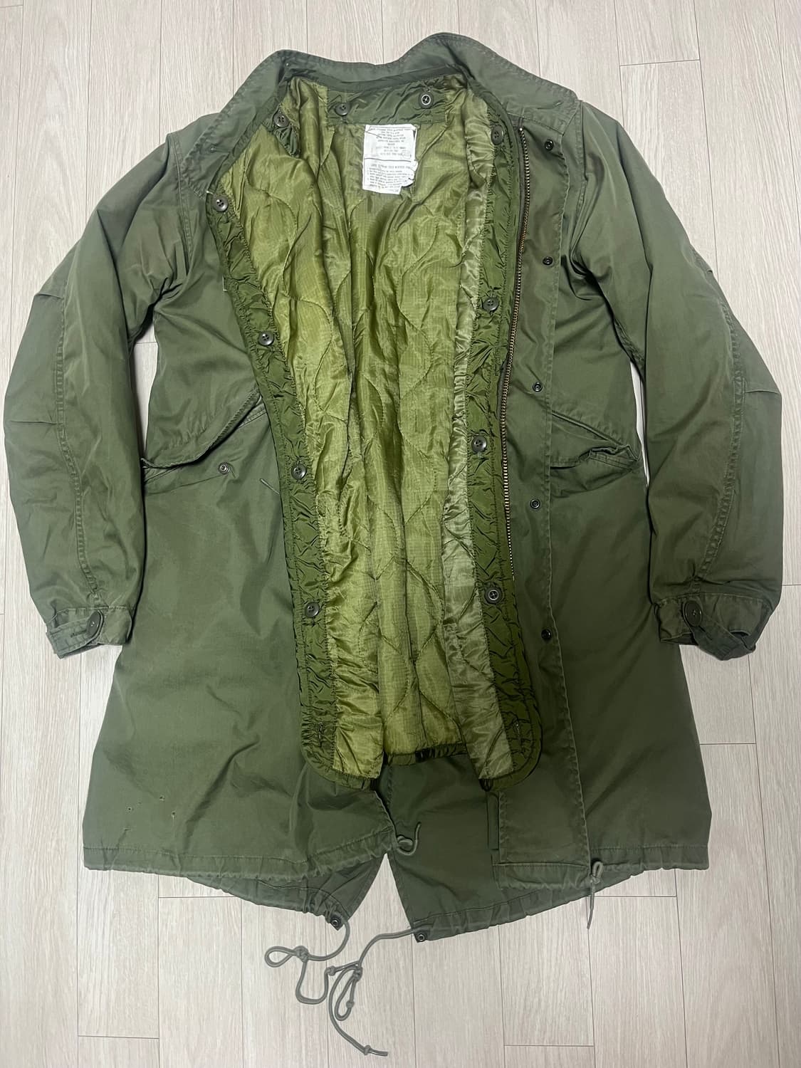 오리지널 m65 피쉬테일 개파카 M사이즈 상품이미지9